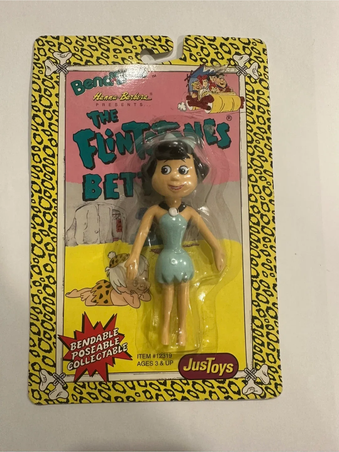 The Flintstones Betty Bendable Poseable Figure thumbnail