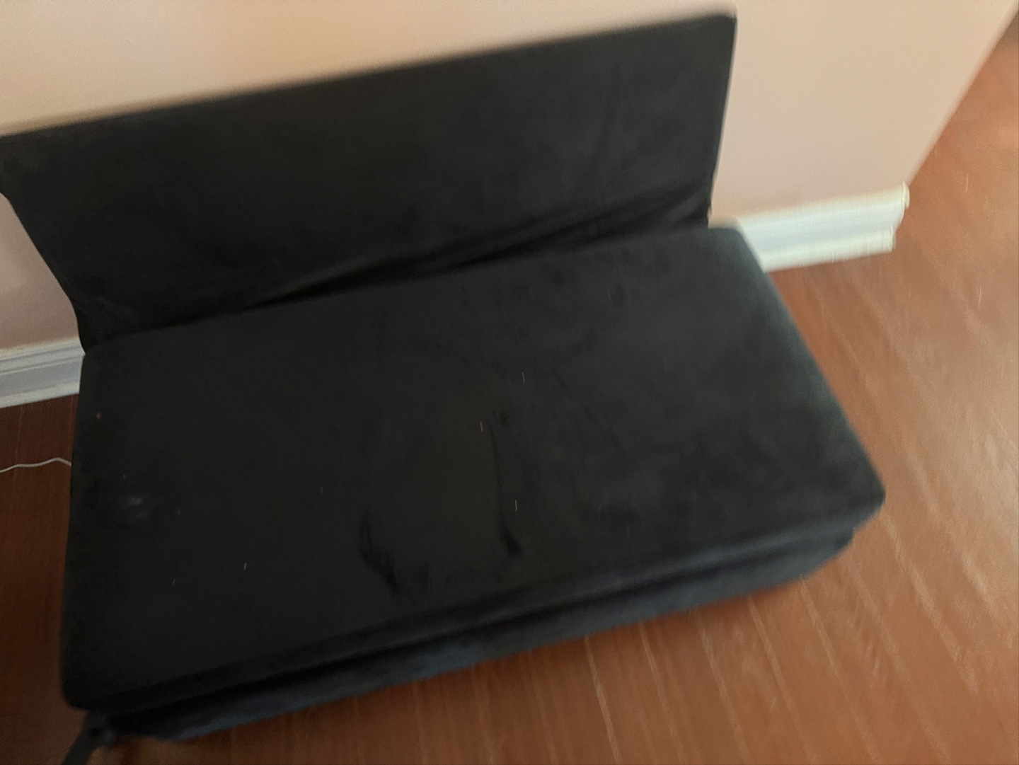 Black Futon Couch - photo 2