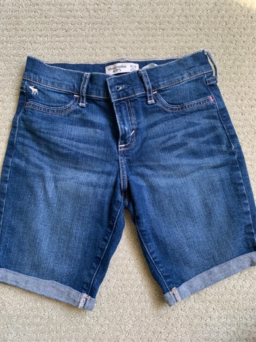 Abercrombie Kids Denim Shorts - Size 11/12 thumbnail