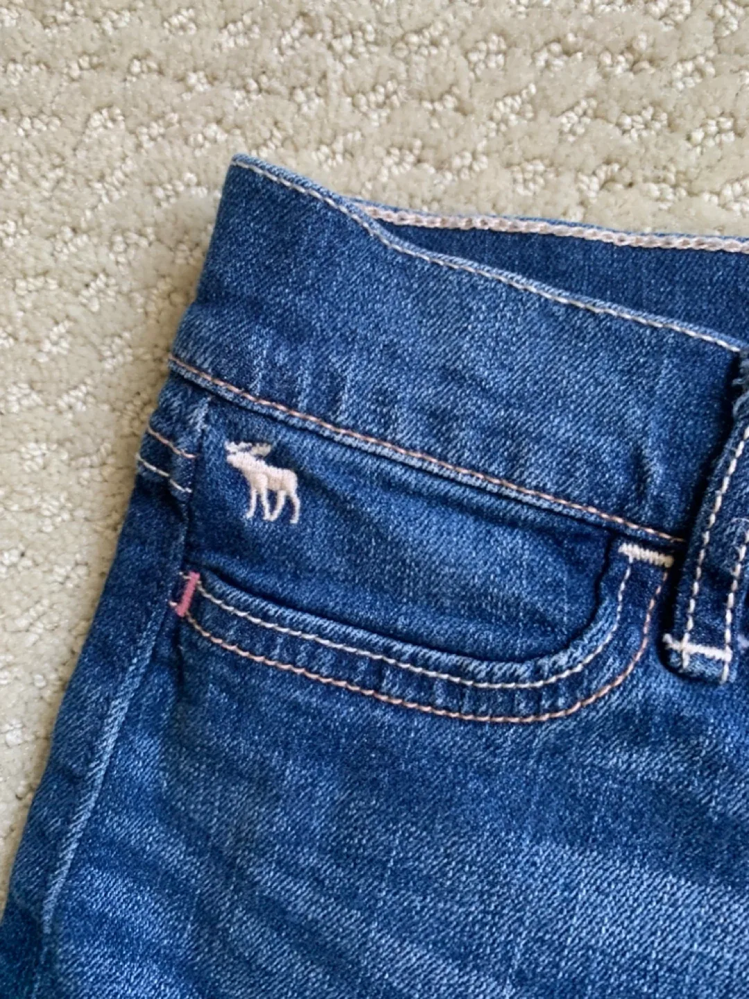 Abercrombie Kids Denim Shorts - Size 11/12 image indicator(3)