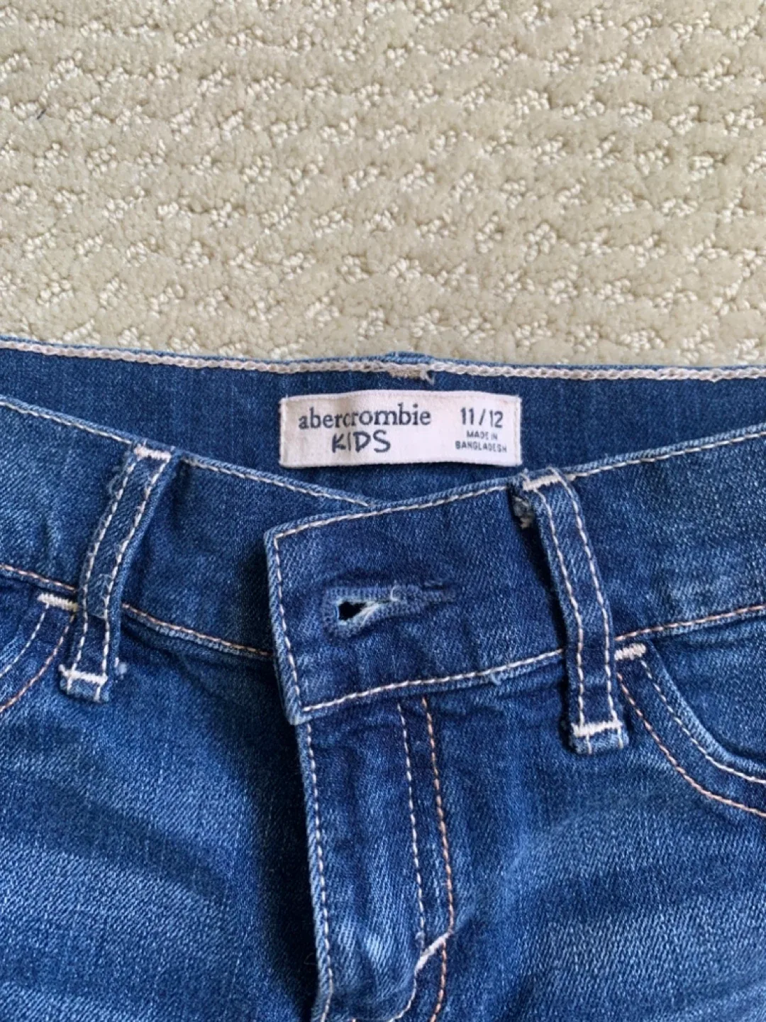 Abercrombie Kids Denim Shorts - Size 11/12 image indicator(2)