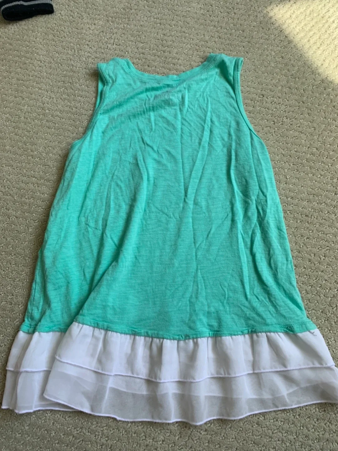 Abercrombie Kids Green Top Size 11/12 image indicator(3)