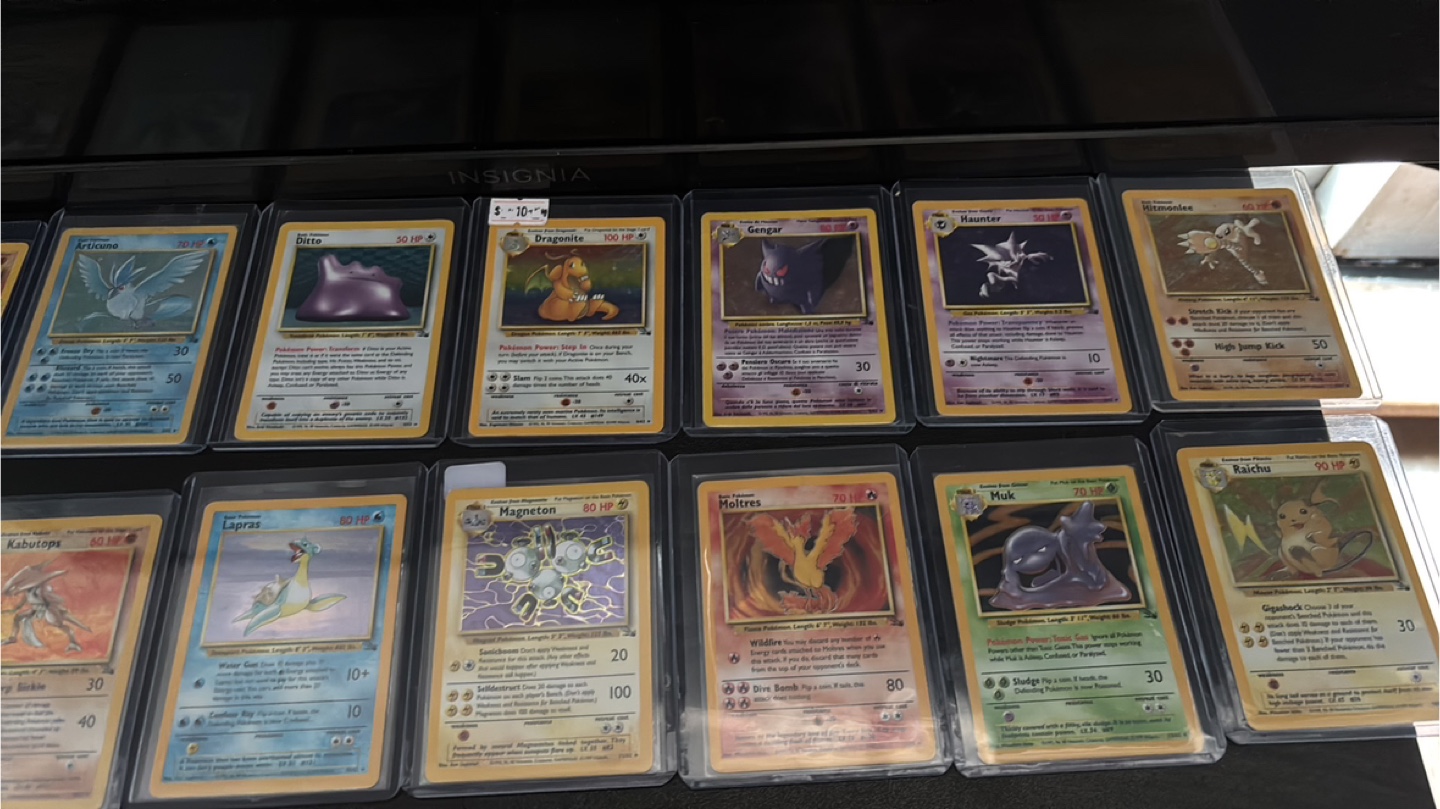 Pokémon Trading Cards - Charizard, Lapras, and More!