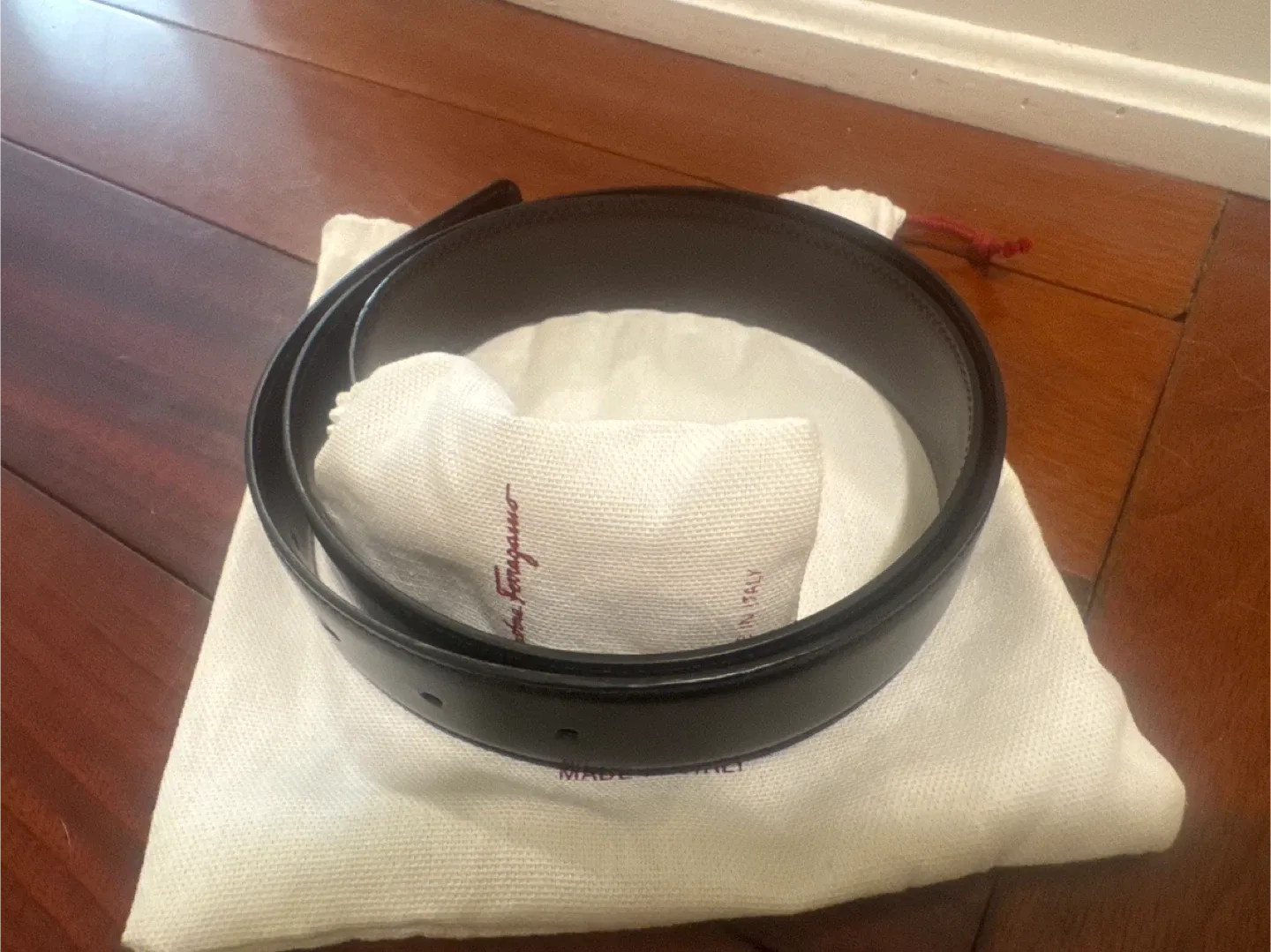 Salvatore Ferragamo Reversible Leather Belt image indicator(2)