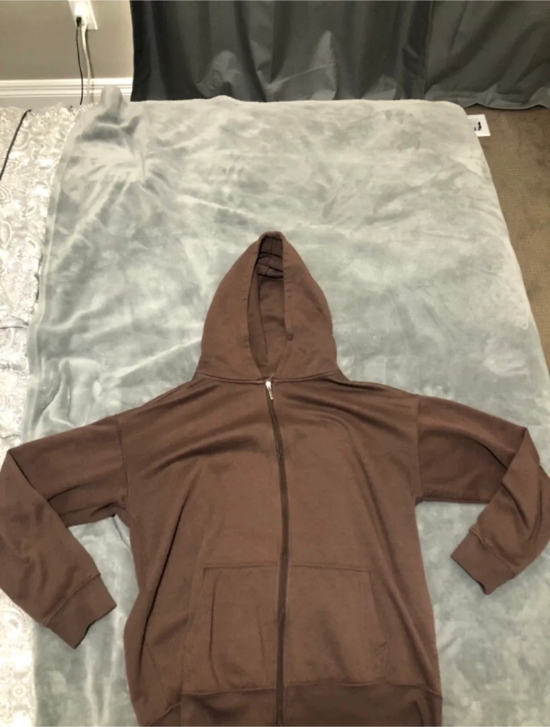 Ardene Brown Zip-Up Hoodie