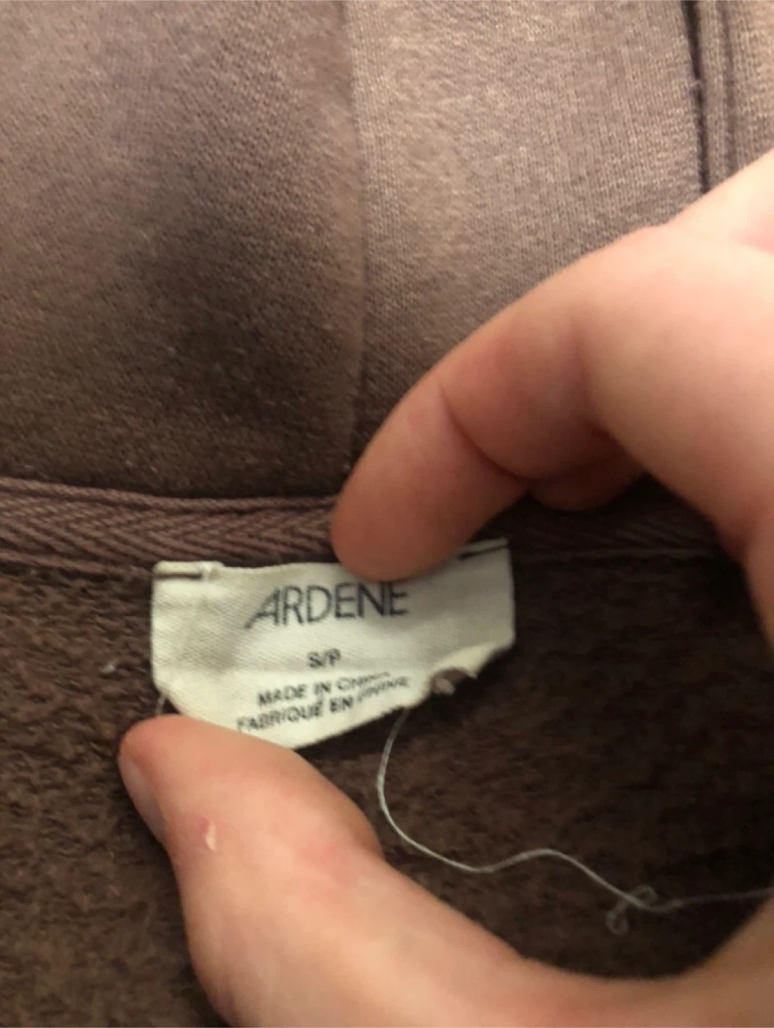 Ardene Brown Zip-Up Hoodie - photo 3