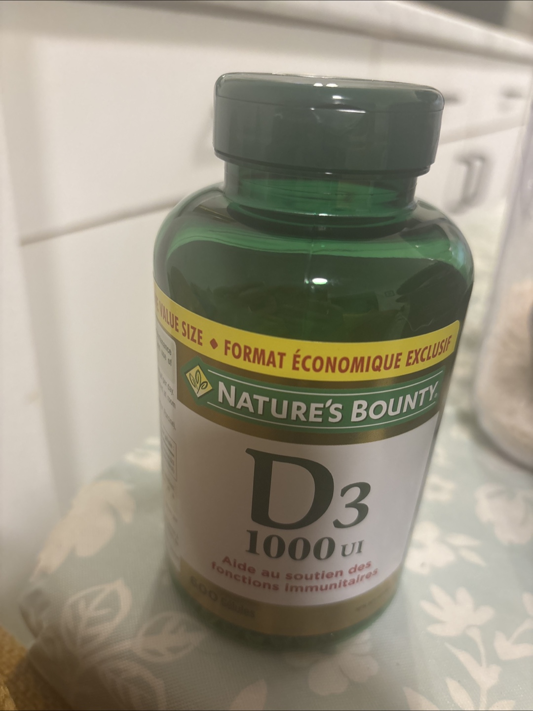 Nature's Bounty D3 1000 IU - 600 Softgels