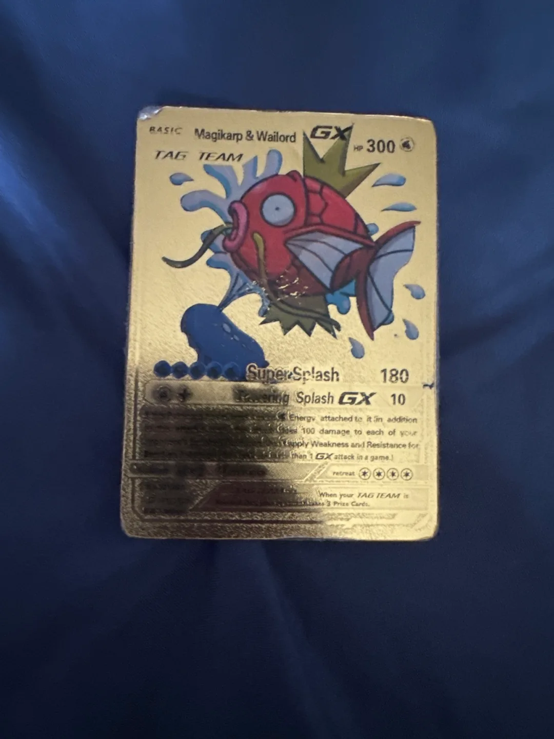 Magikarp & Wailord GX Tag Team Pokemon Card thumbnail