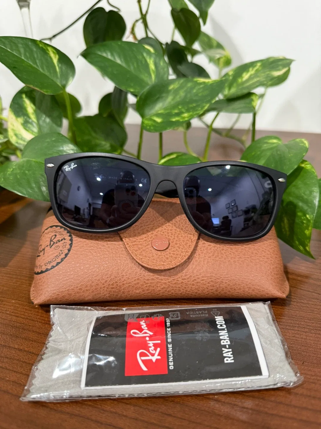 Ray-Ban New Wayfarer RB2132 Black Sunglasses