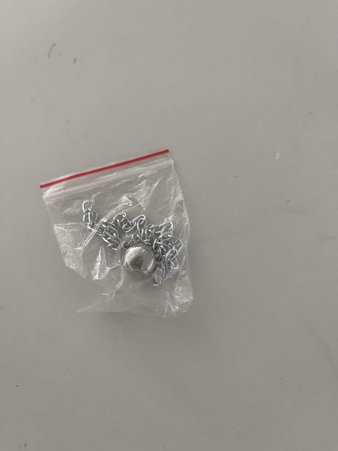 Magnetic Trouser Shortening Chain - Silver - photo 2