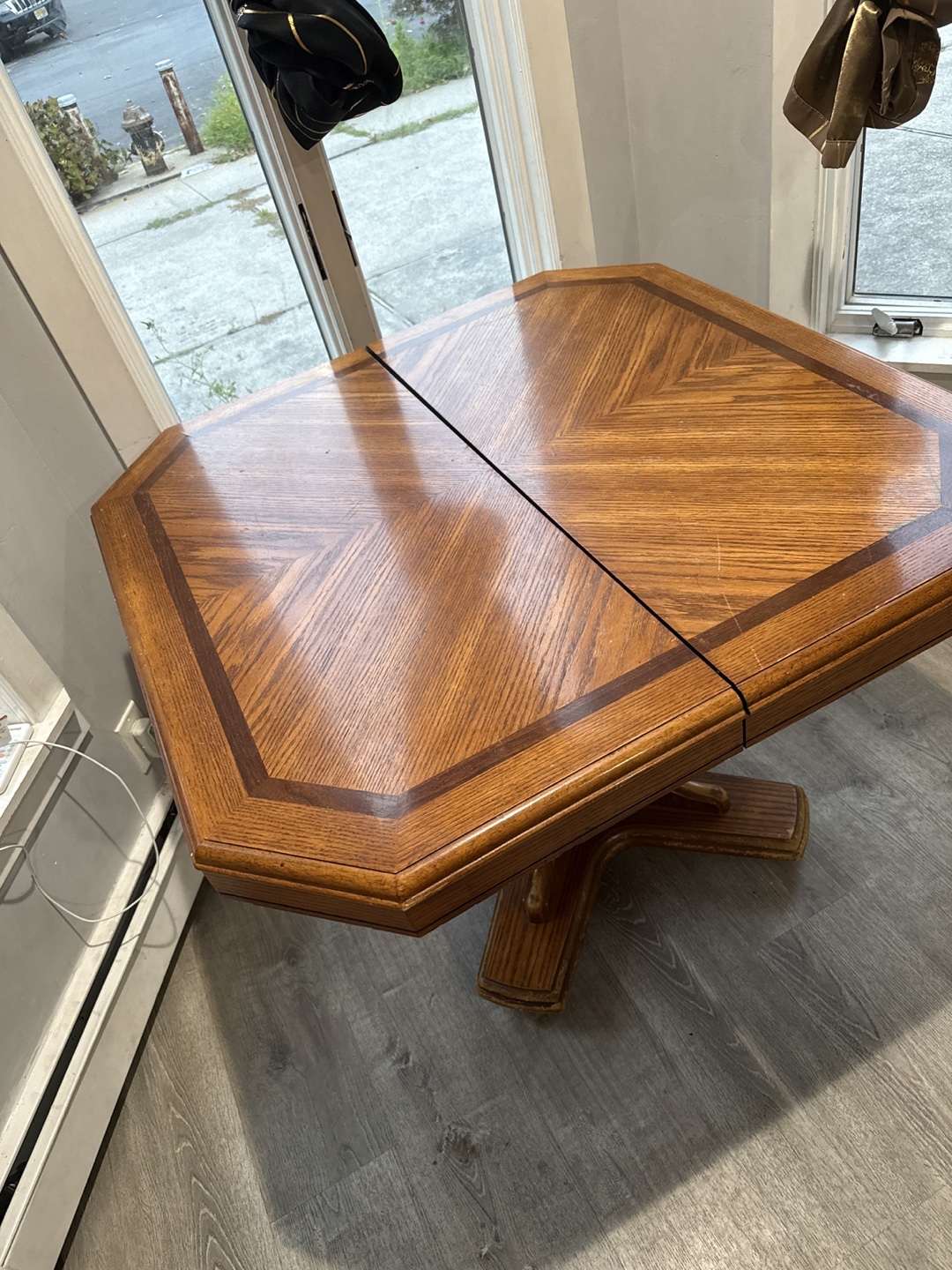 Wooden Octagon Dining Table