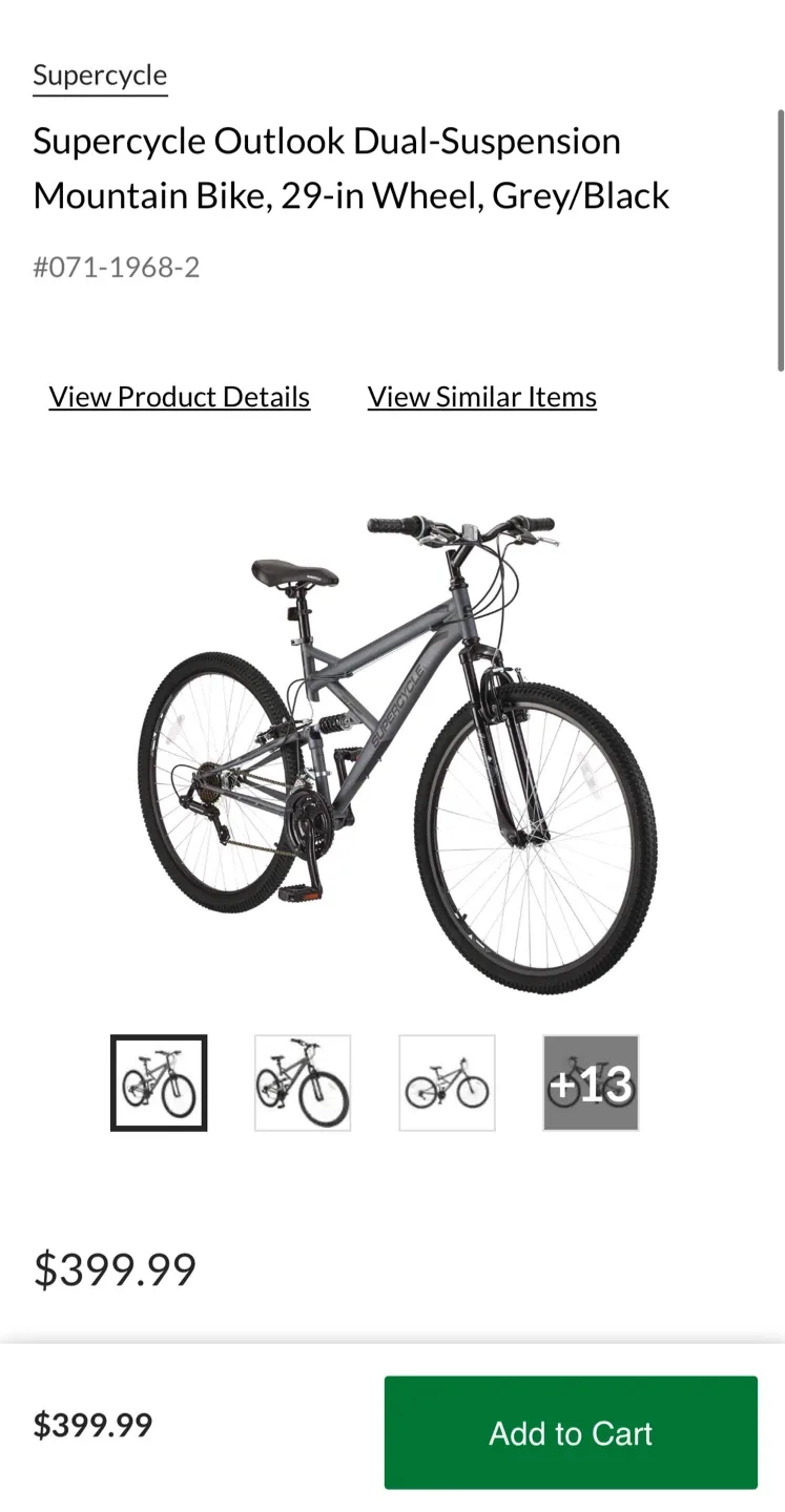 Supercycle Outlook Dual-Suspension Mountain Bike (NEGOTIABLE) image indicator(2)