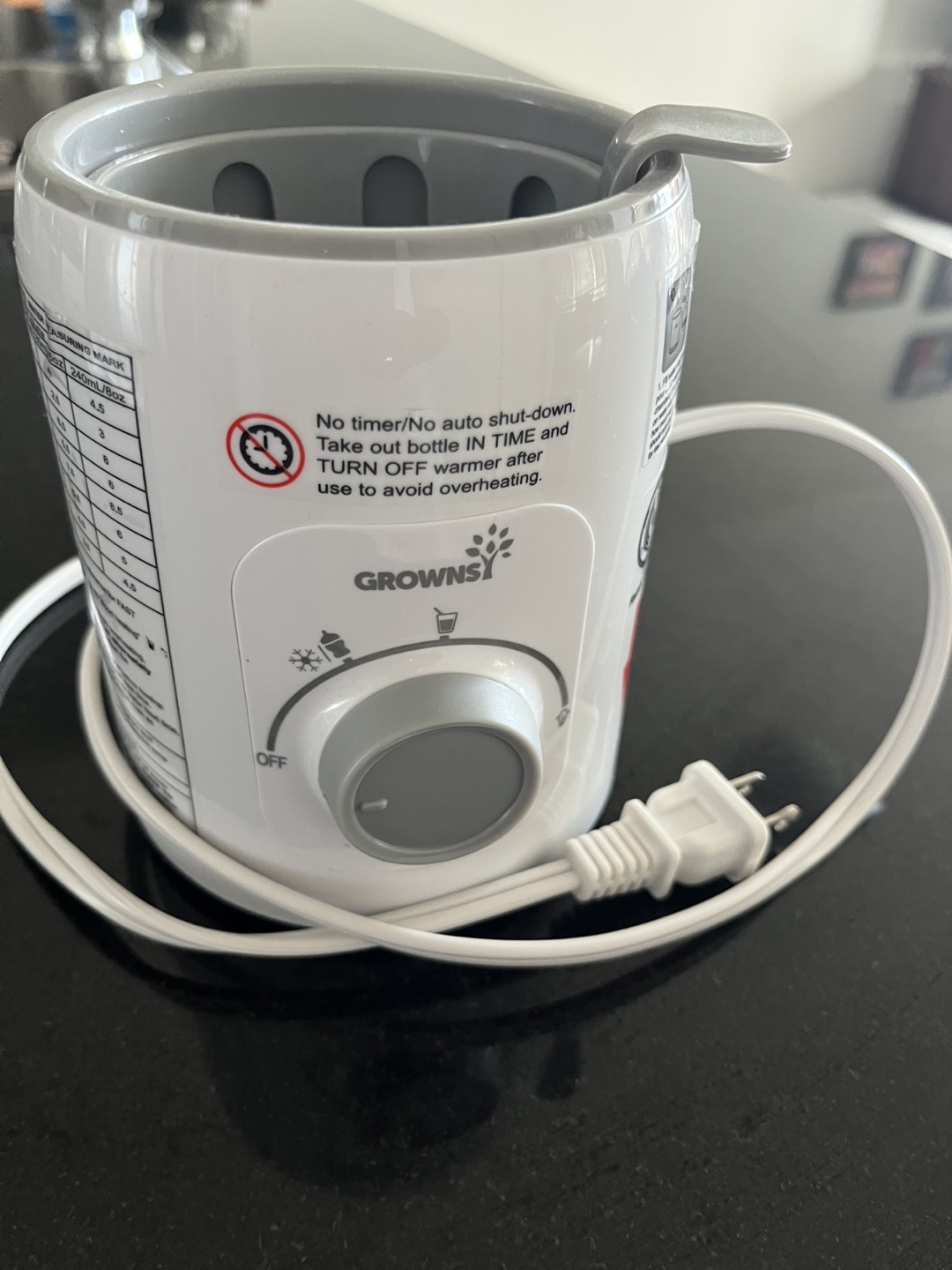 GROWNSY 6-in-1 Fast Baby Bottle Warmer