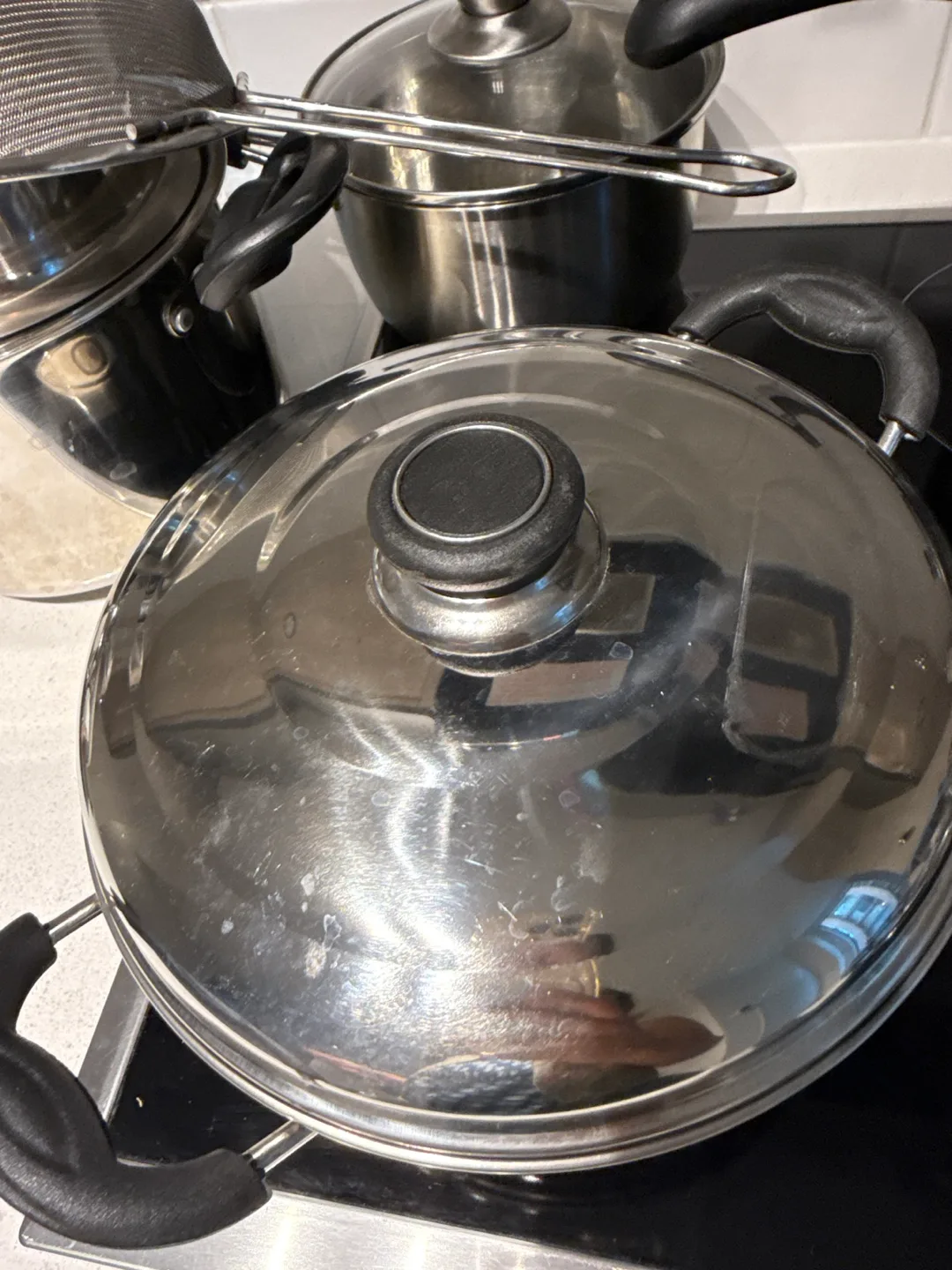Stainless Steel Cookware Steamer set image indicator(2)