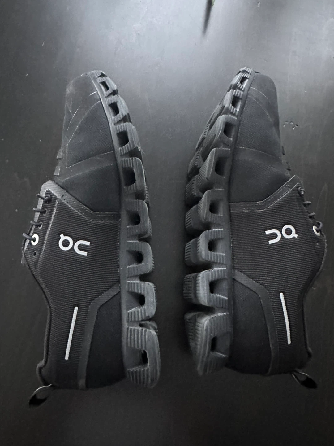 On Cloud Waterproof Black Running Shoes - US 8.5 - photo 2