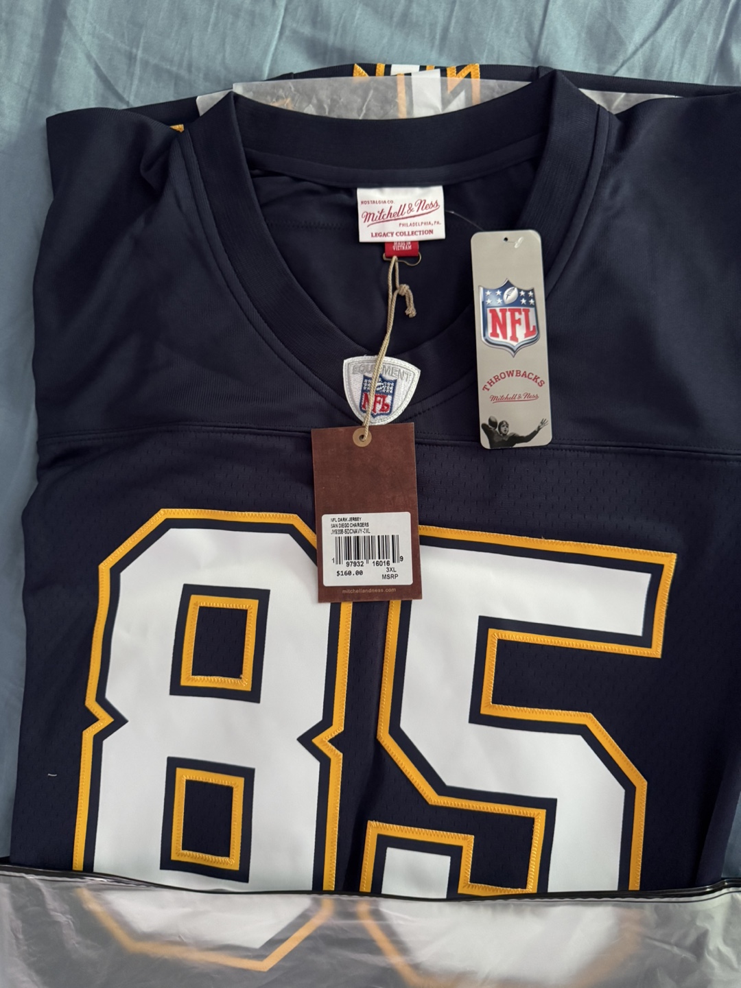 Mitchell & Ness NFL Chargers Jersey - NEW - photo 3