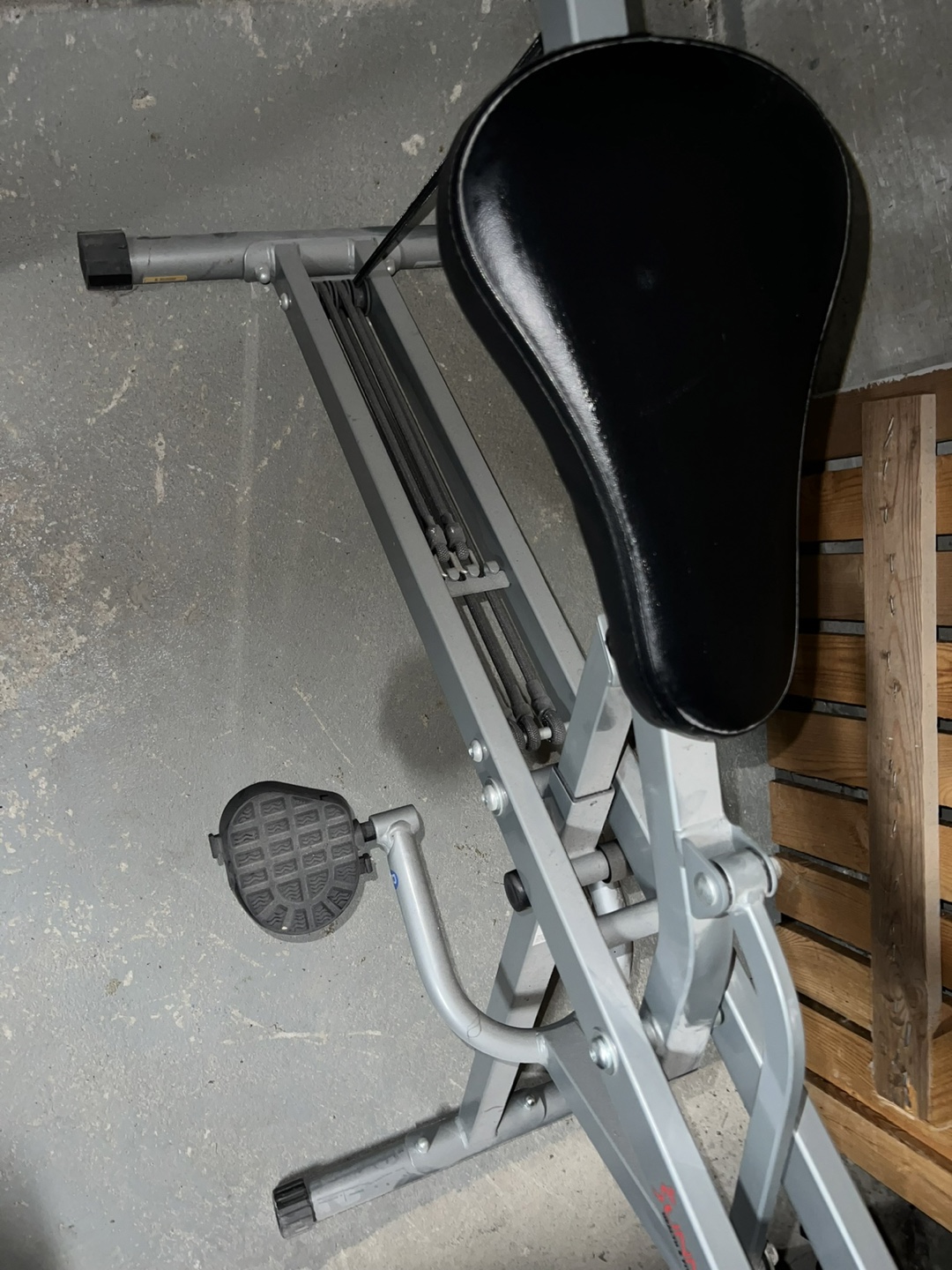 Sunny Health & Fitness Squat Assist Row-N-Ride Trainer - photo 2