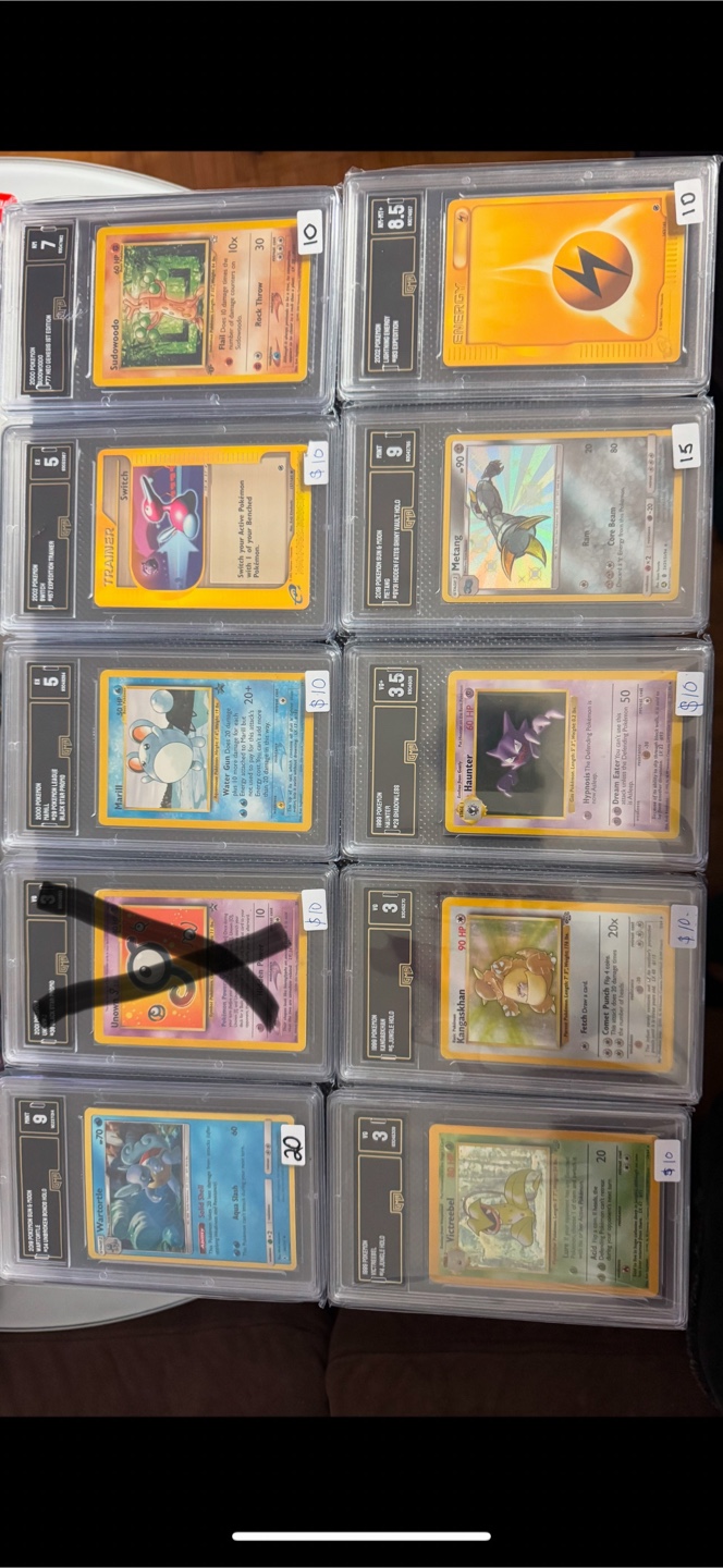 Graded Pokemon Cards - Bulk Lot
