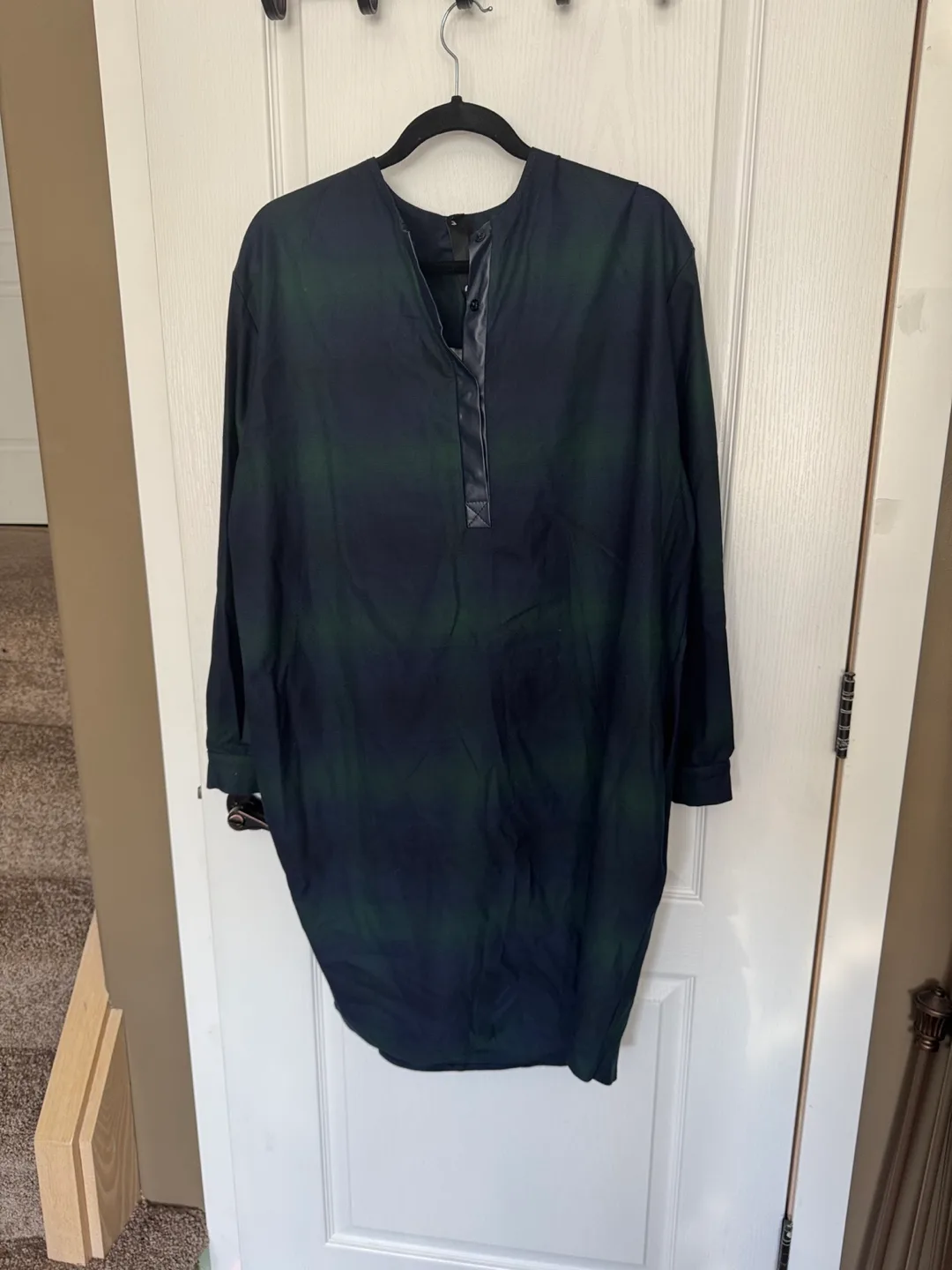 New Plaid Dress with open back, one size thumbnail