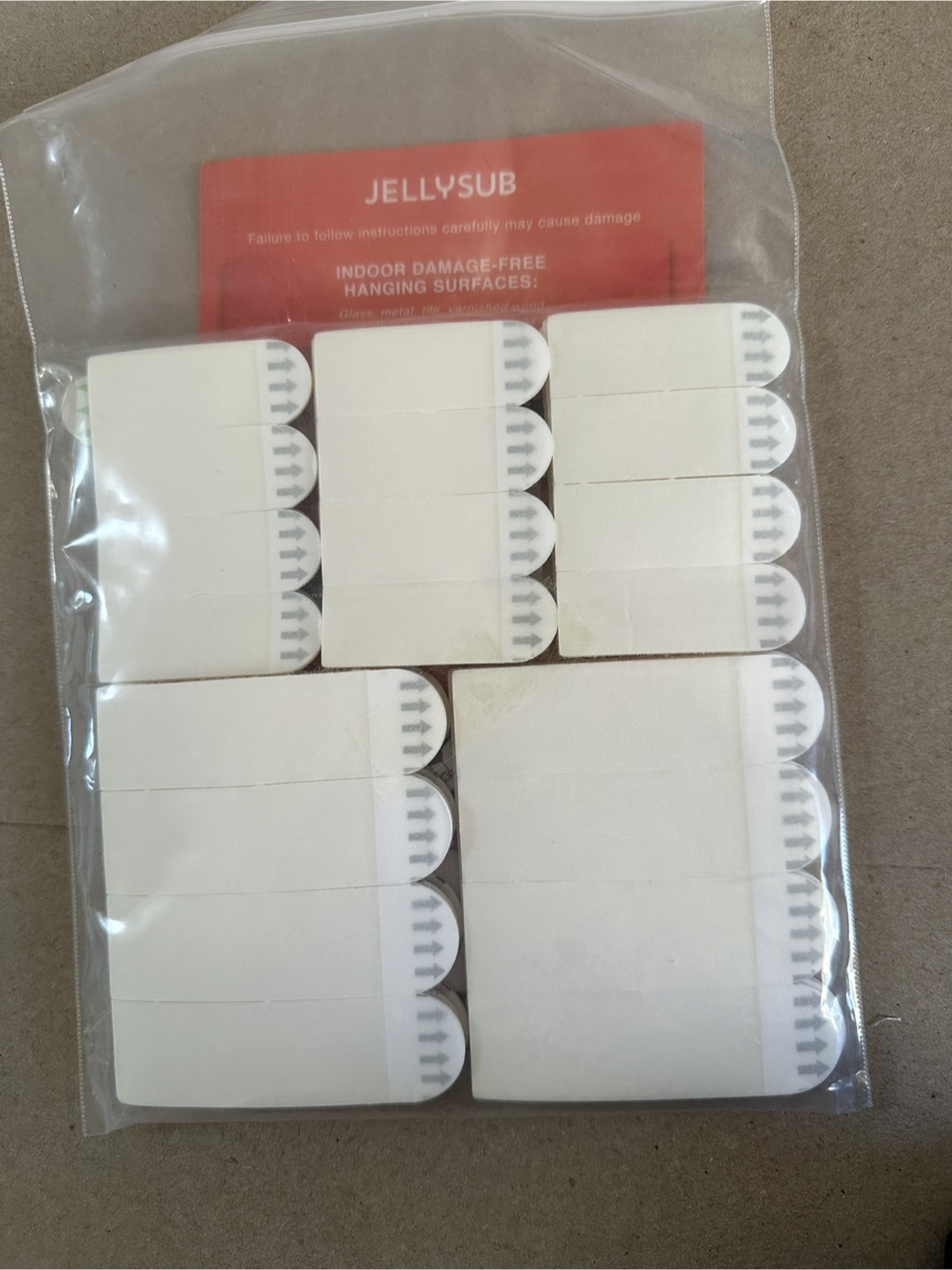 Picture Hanging Strips with No-Nail Hold. - photo 3