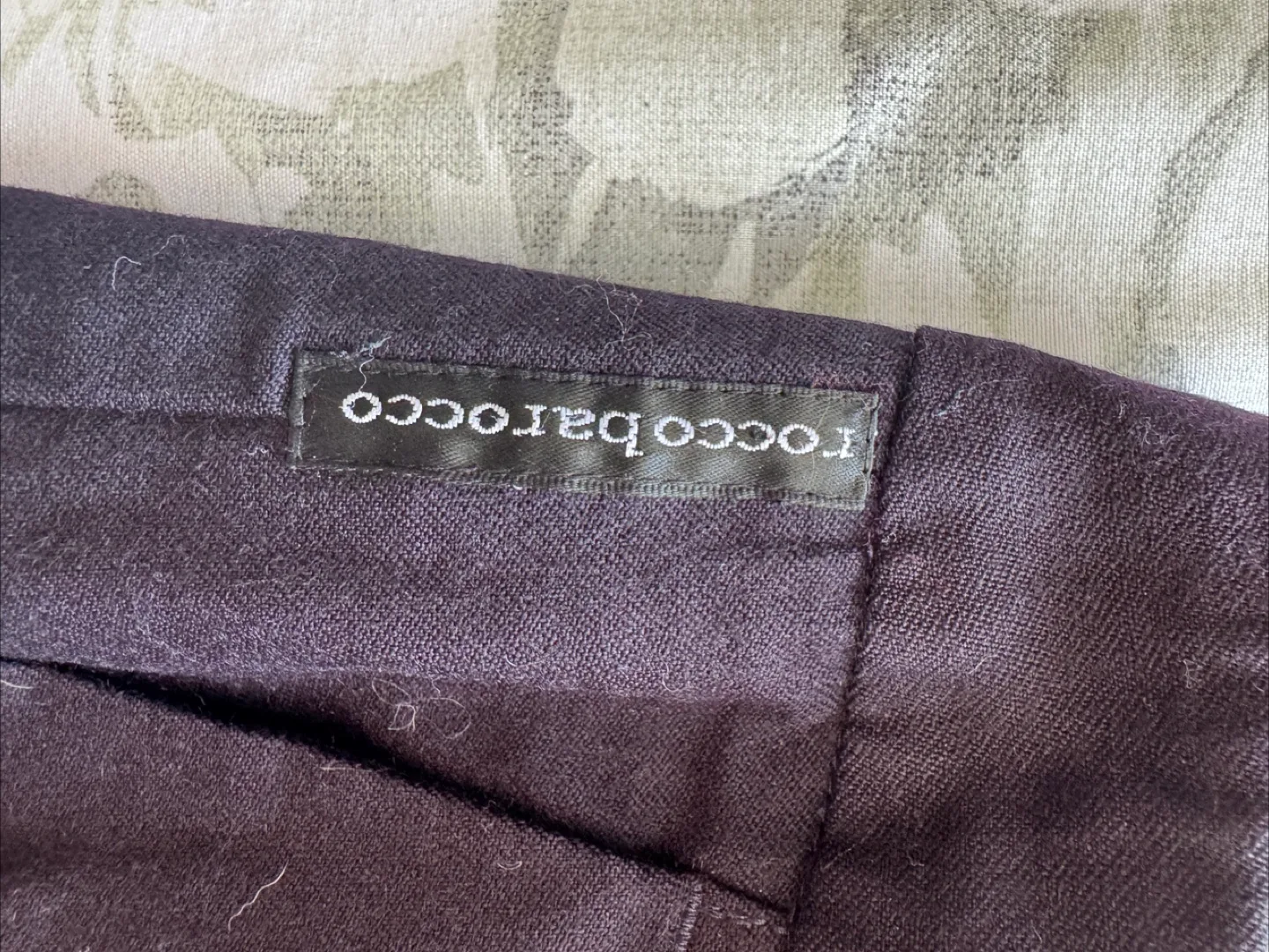 Rocco Barocco Women’s Wool Pants - Plum size S thumbnail