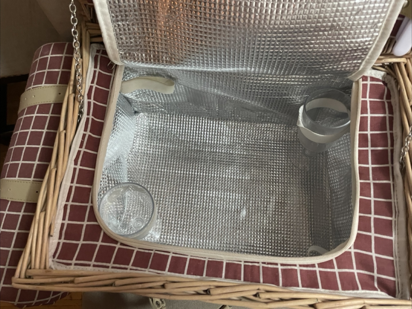 Wicker Picnic Basket Set