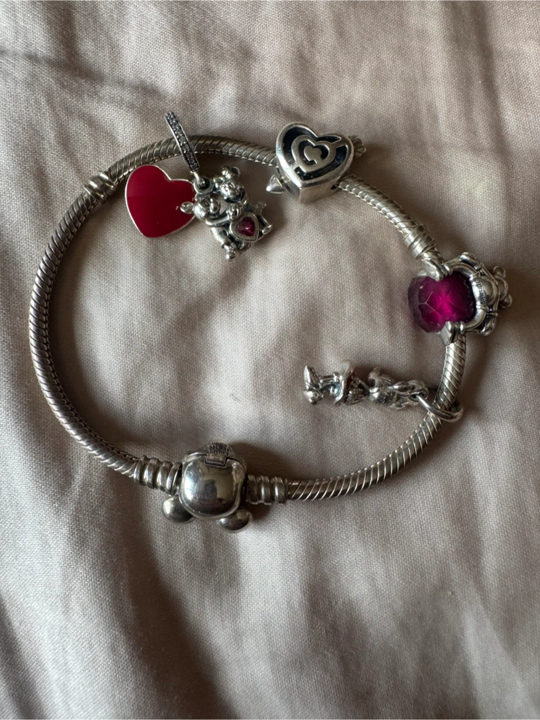 Pandora Charm Bracelet with Disney Charms