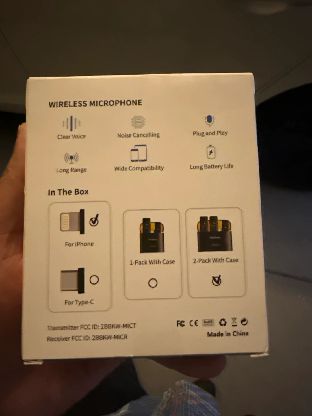 TeoTeo Wireless Lavalier Microphone - New image indicator(2)