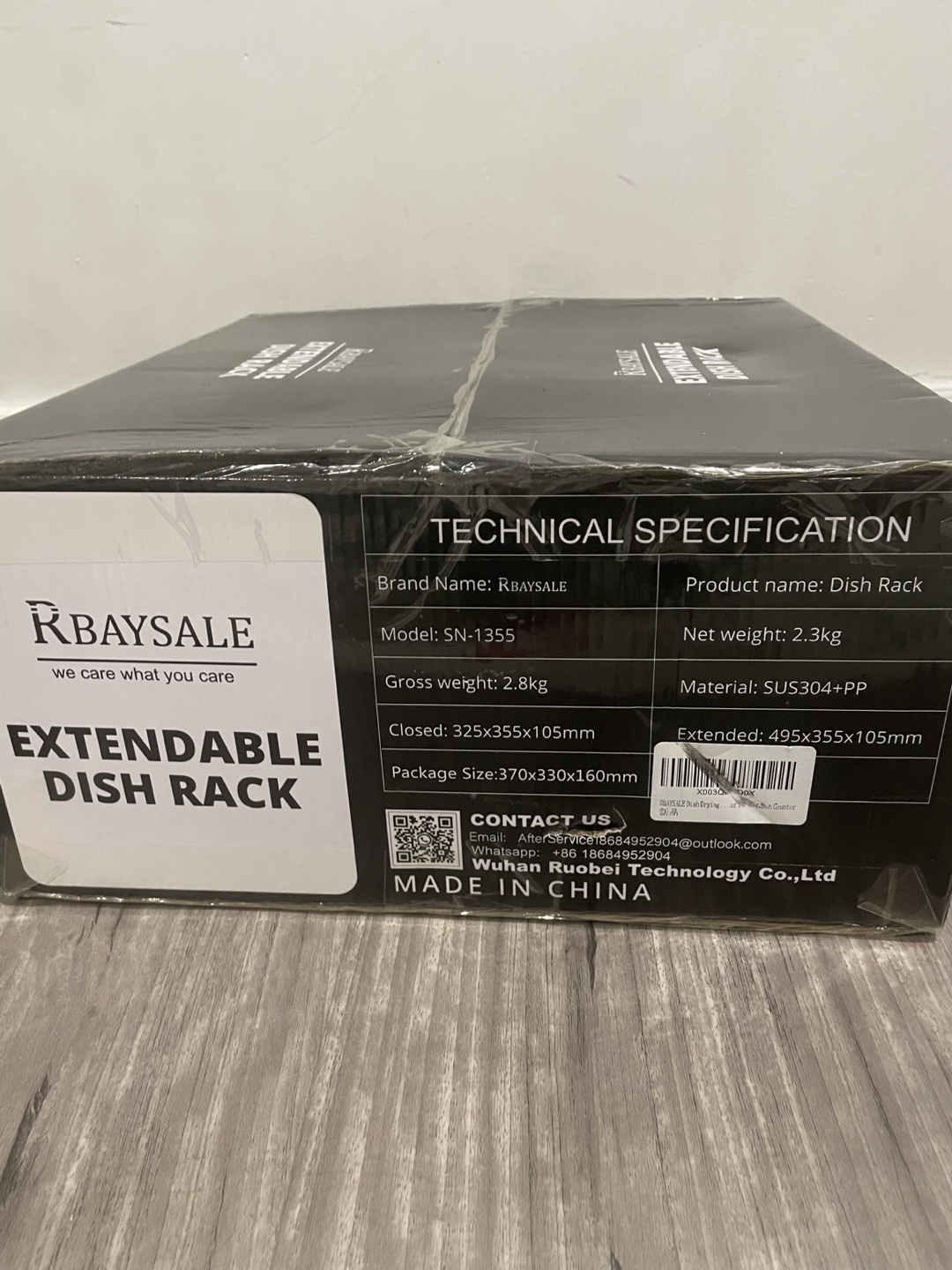 Brand New Rbaysale Extendable Dish Rack – Sealed Box - photo 3