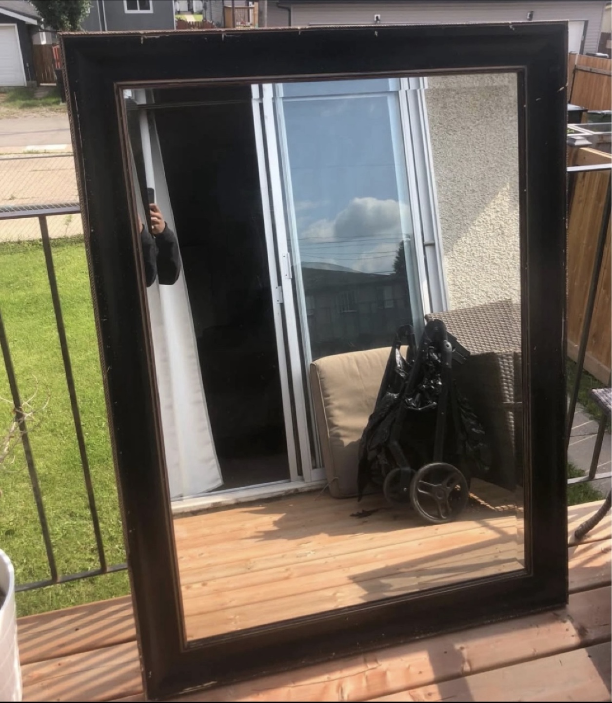 Big wooden Frame Mirrors