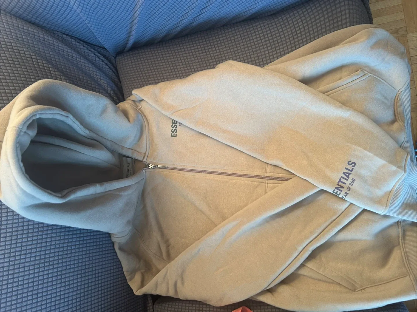 Essentials Fear of God Full Zip Hoodie - Size M thumbnail