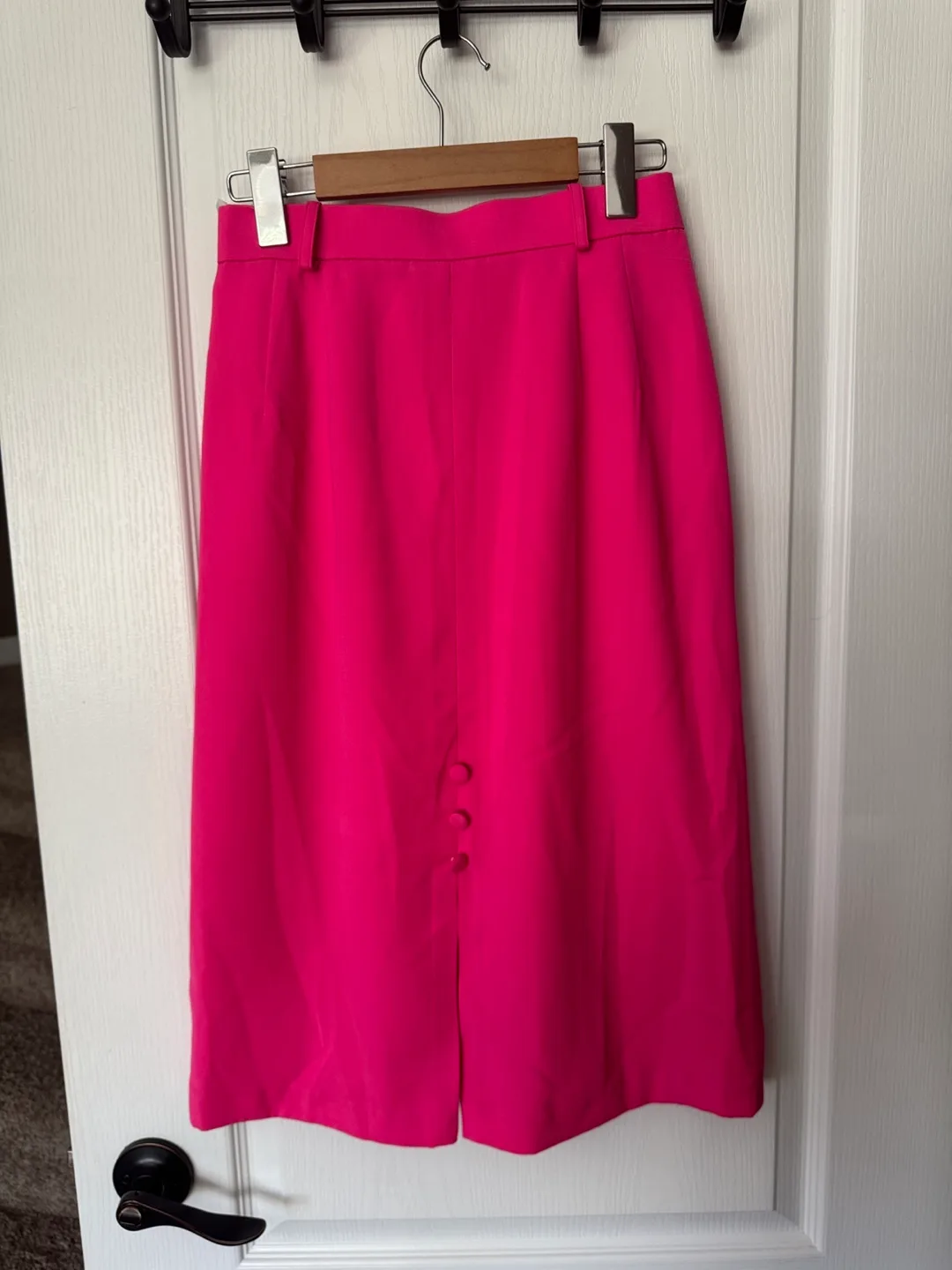 Vintage 1990s Giorgio Harjani Pink Silk Skirt size S thumbnail