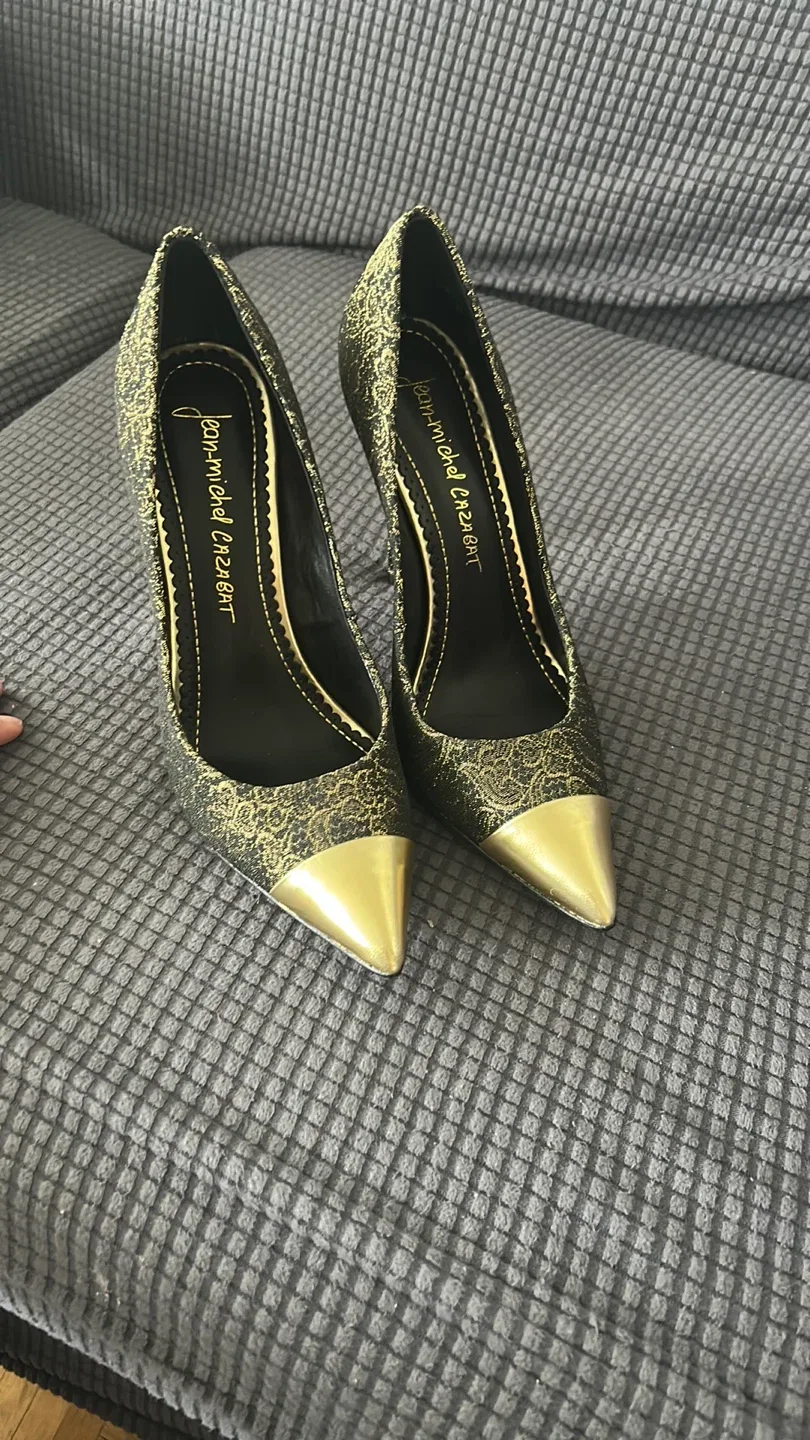 Jean-Michel Cazabat Gold Heels - Size 38 image indicator(5)