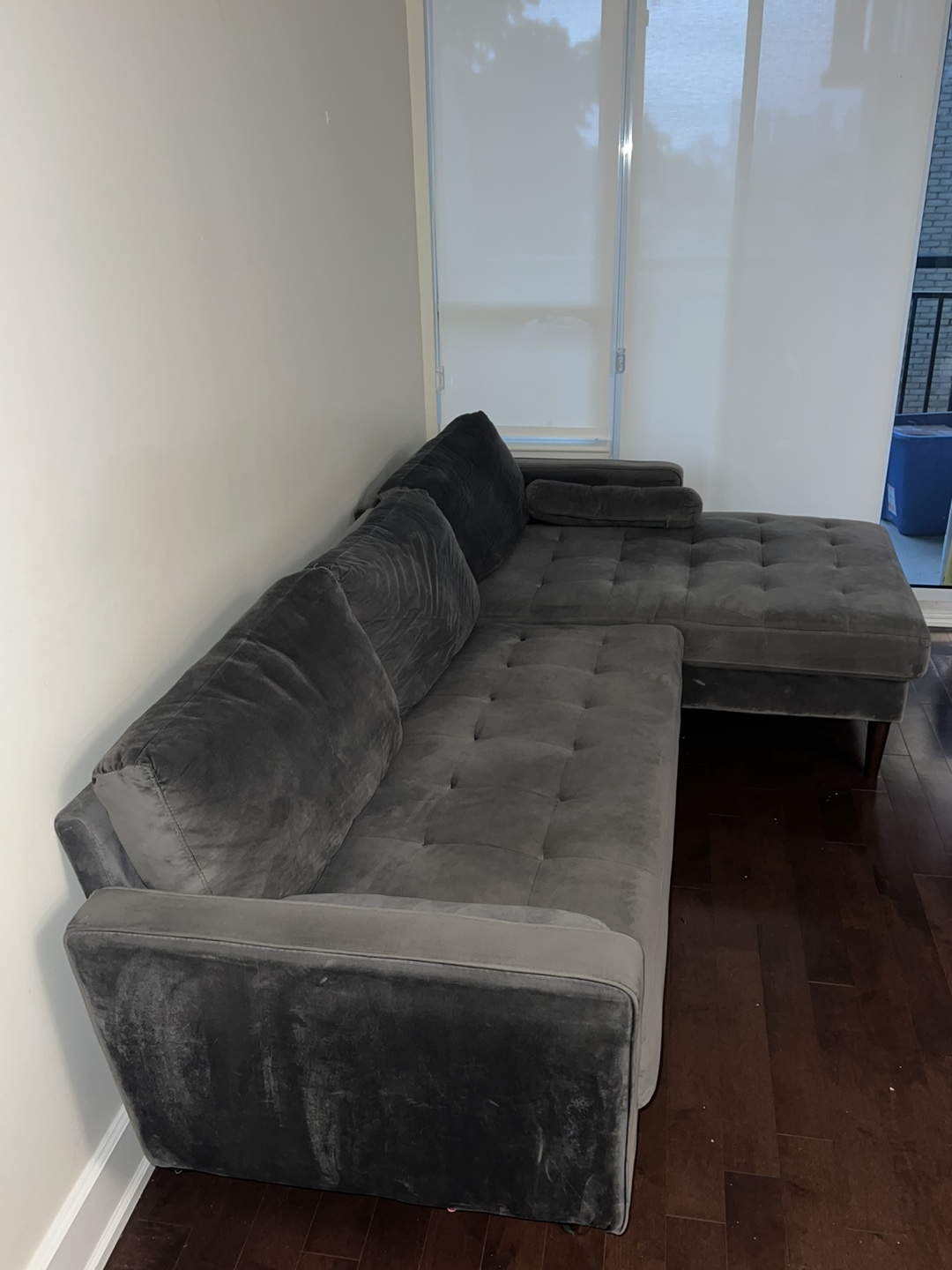 Grey Sectional Sofa - photo 3