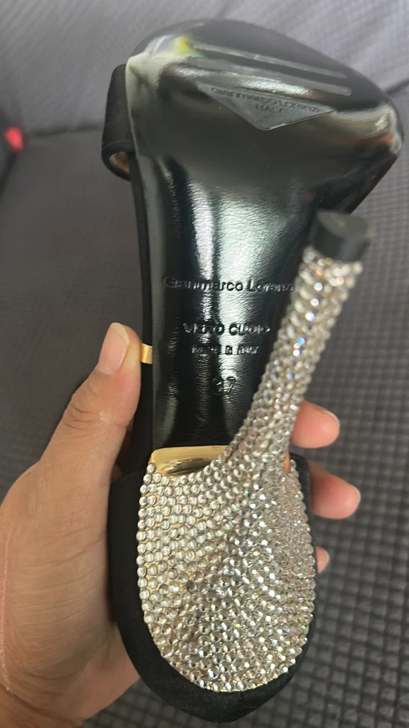 Gianmarco Lorenzi Black Heels - Size 37 image indicator(4)