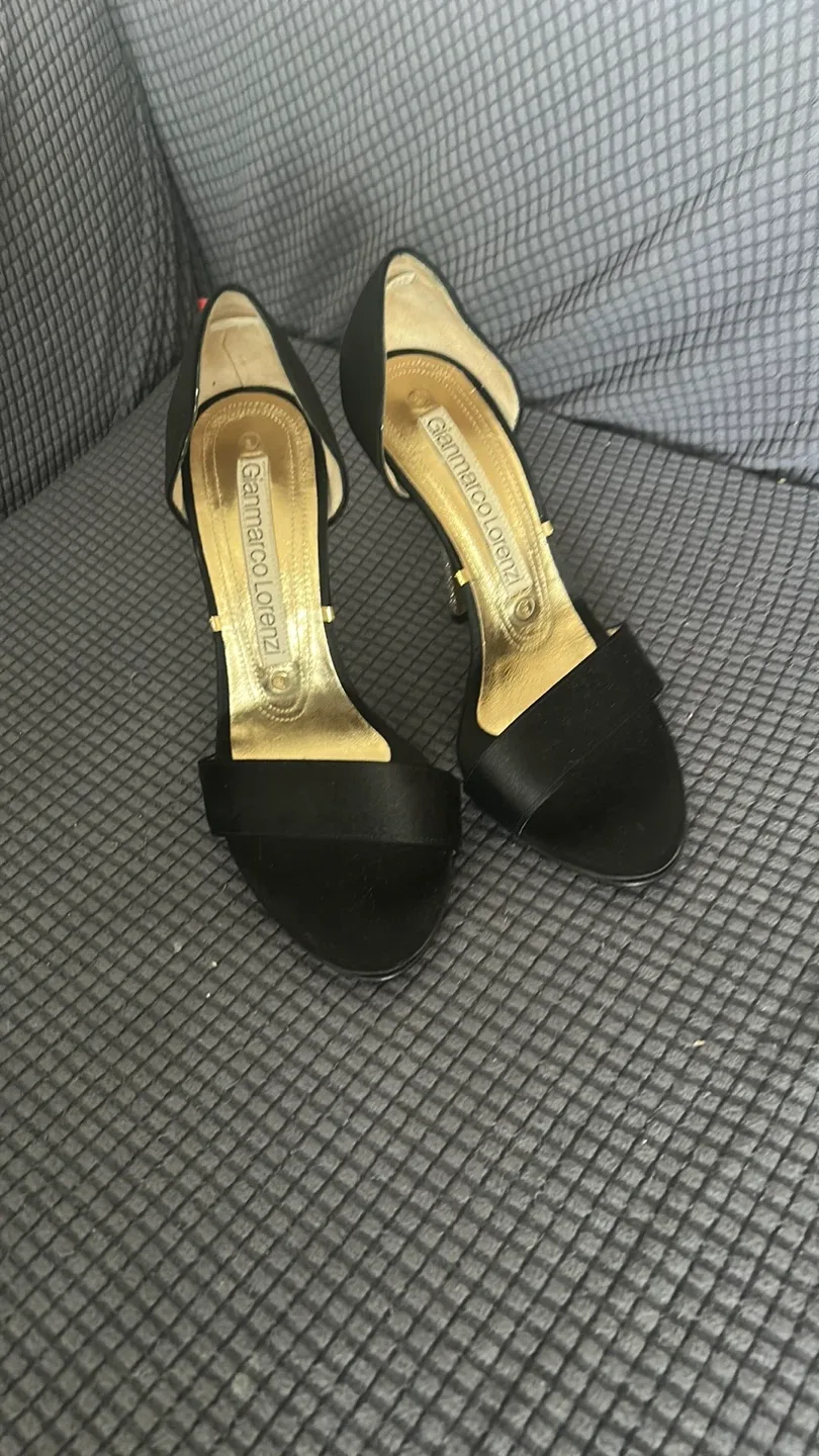 Gianmarco Lorenzi Black Heels - Size 37 thumbnail
