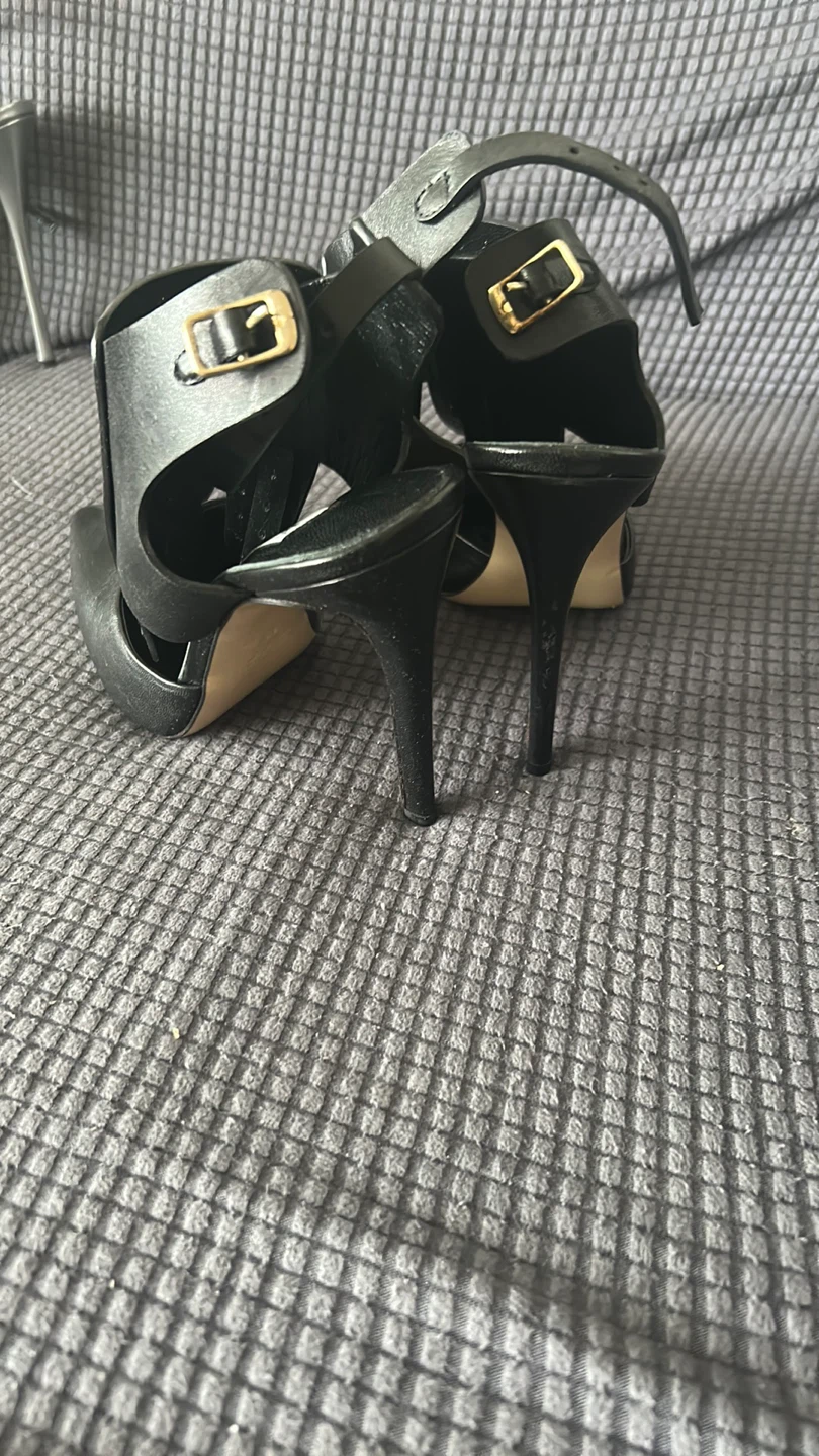 Giampaolo Viozzi Black Heels Size 8 - photo 2