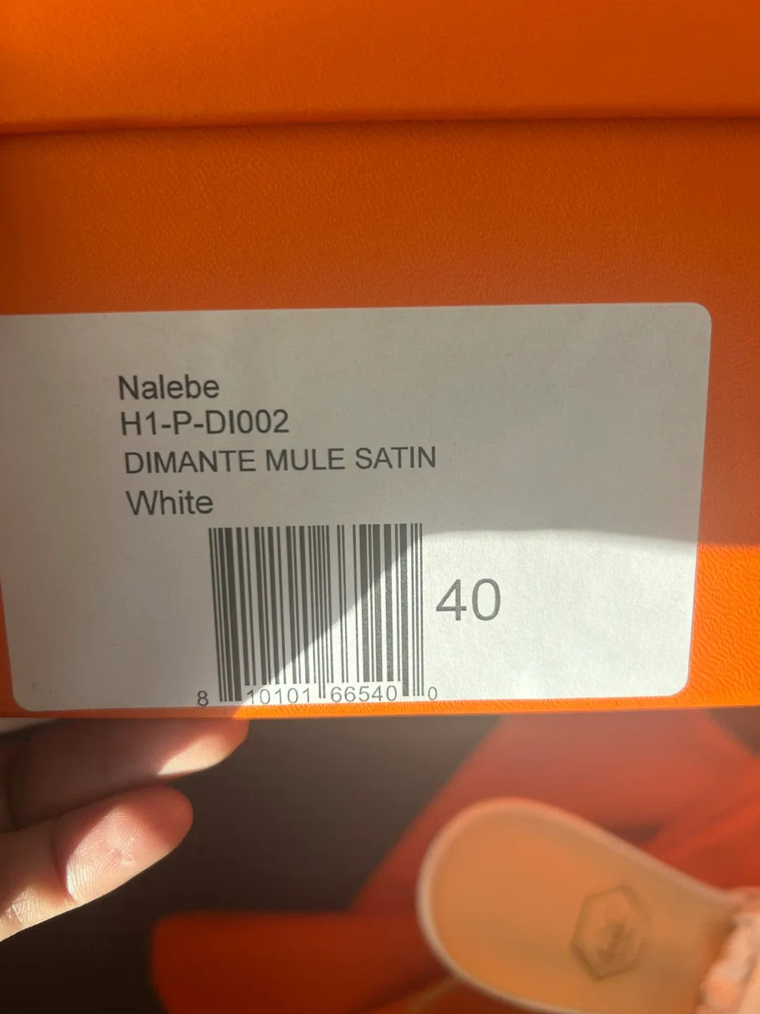 Nalebe by Amina Muaddi White Heels - Size 40 image indicator(5)