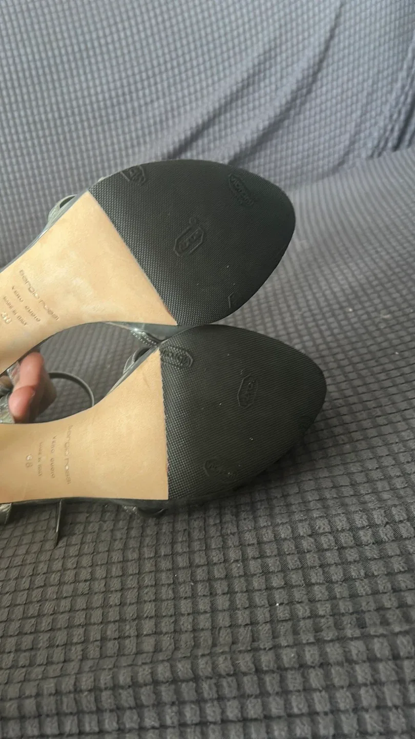 Sergio Rossi Silver Heels - Size 8 image indicator(4)