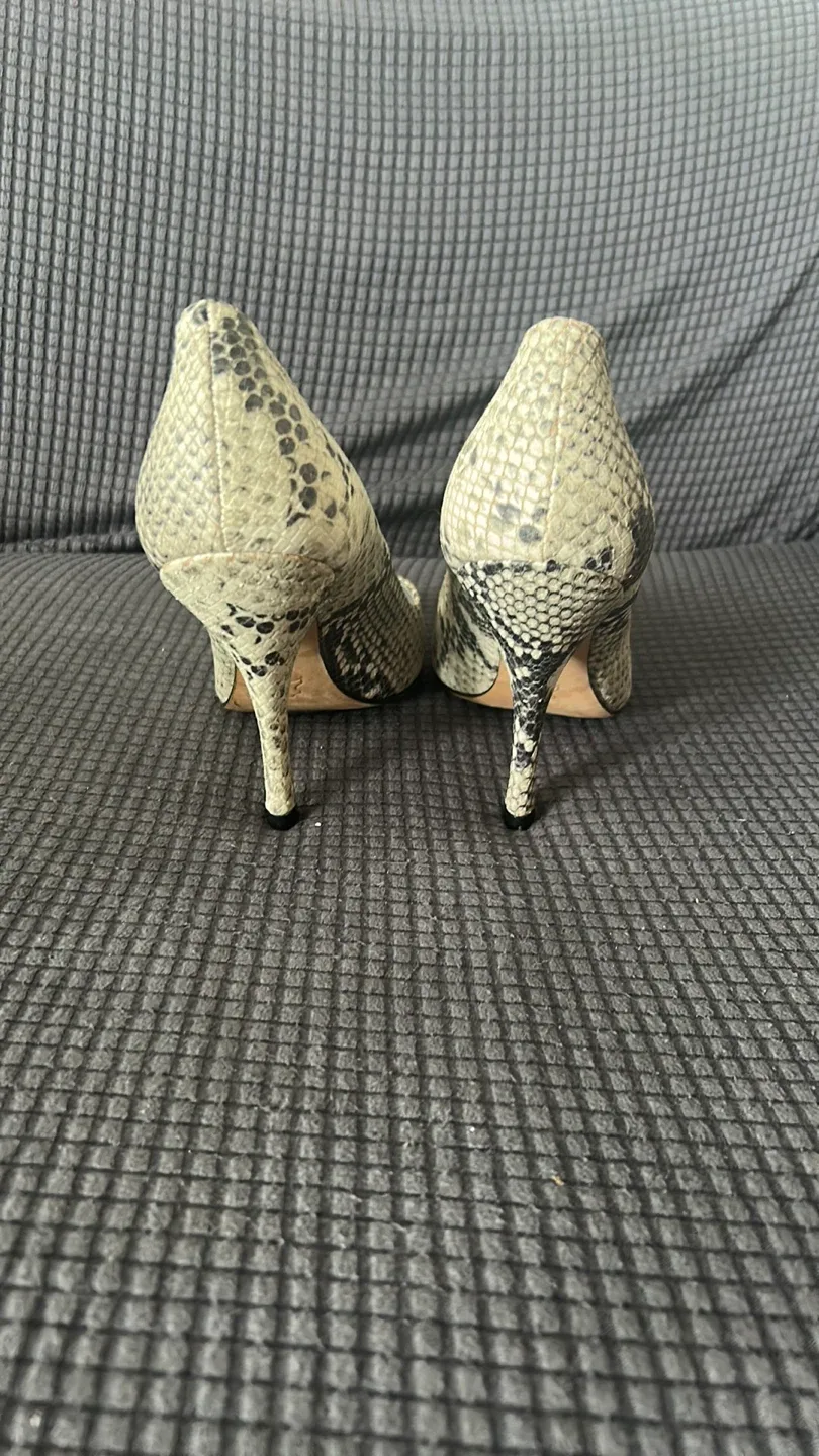 H&M Snakeskin Print Heels - Size 7 image indicator(3)