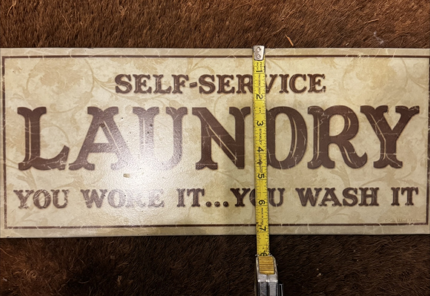 Self-Service Laundry Sign - photo 3