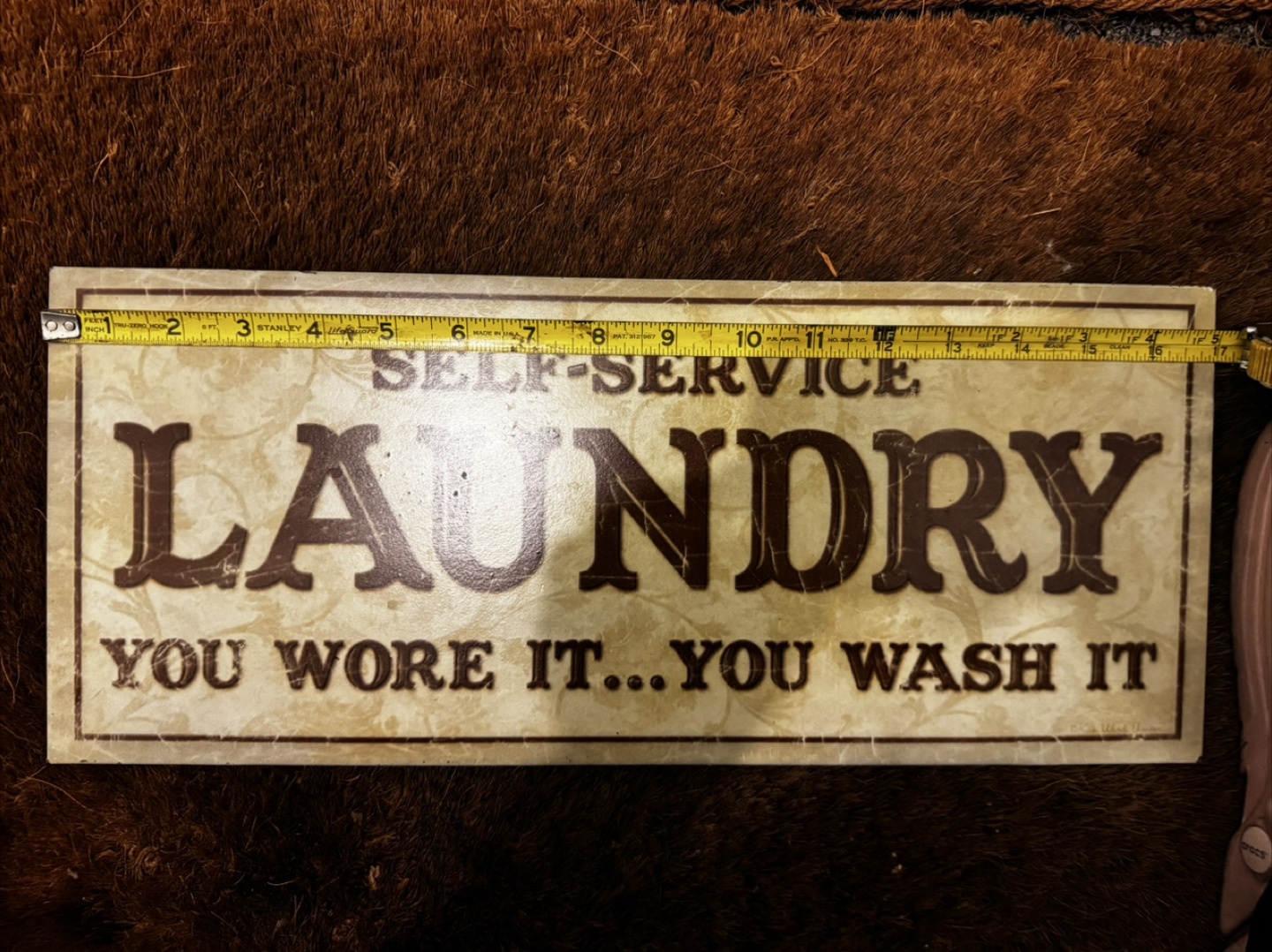 Self-Service Laundry Sign - photo 2