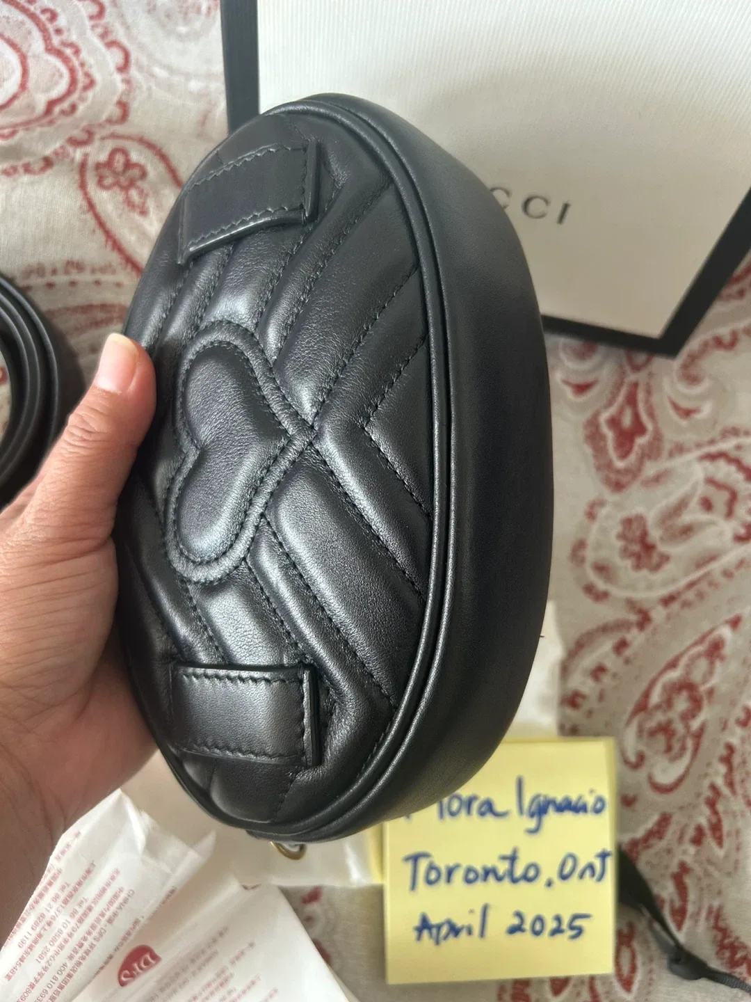 Gucci Marmont Belt Bag - Black Leather image indicator(5)