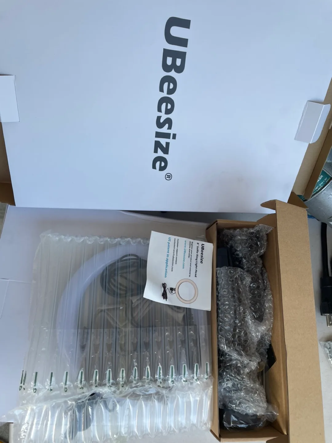 8" Tabletop Ring Light with Mini Tripod Stand image indicator(7)