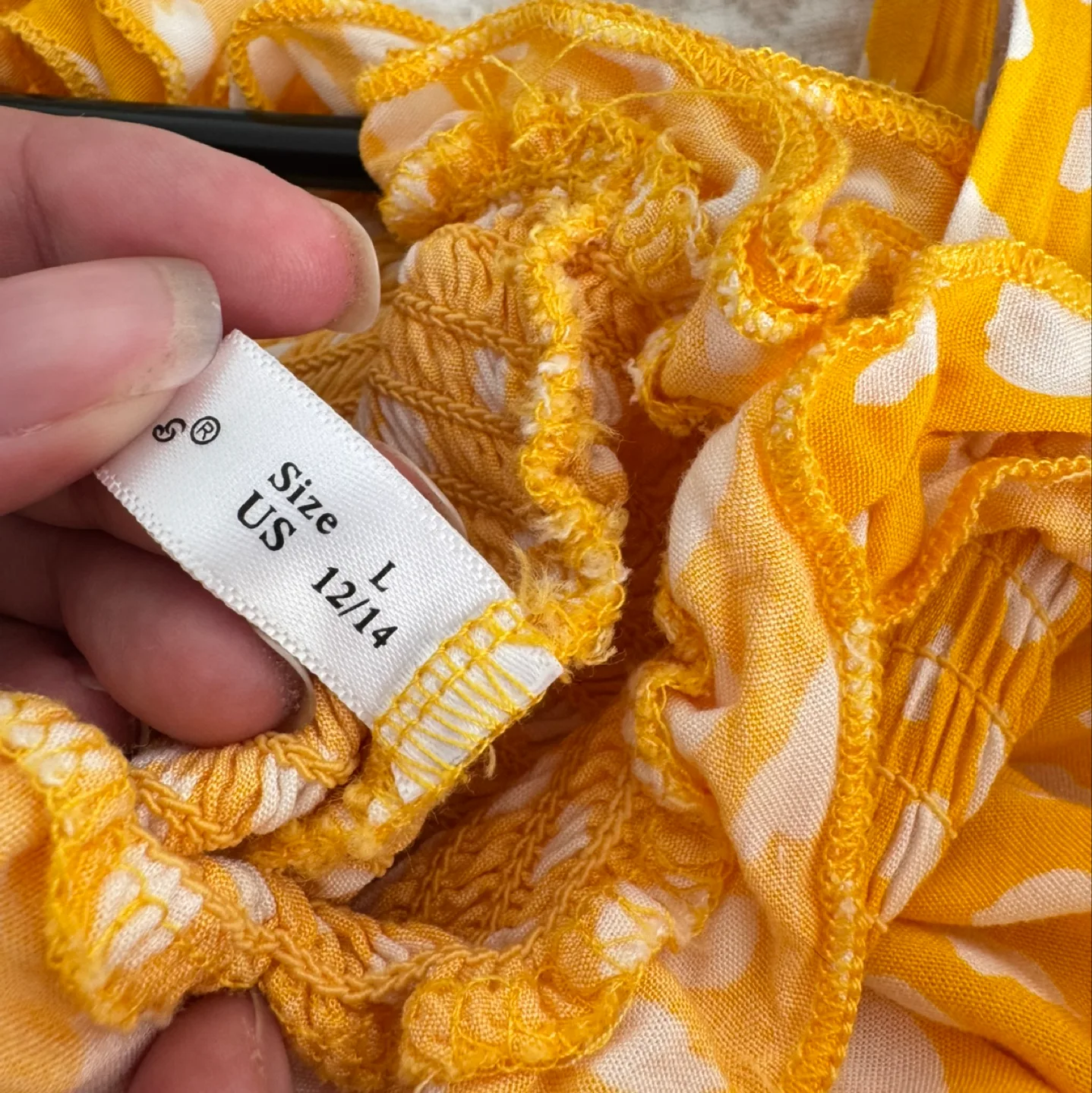 Yellow Polka Dot Maxi Dress image indicator(3)