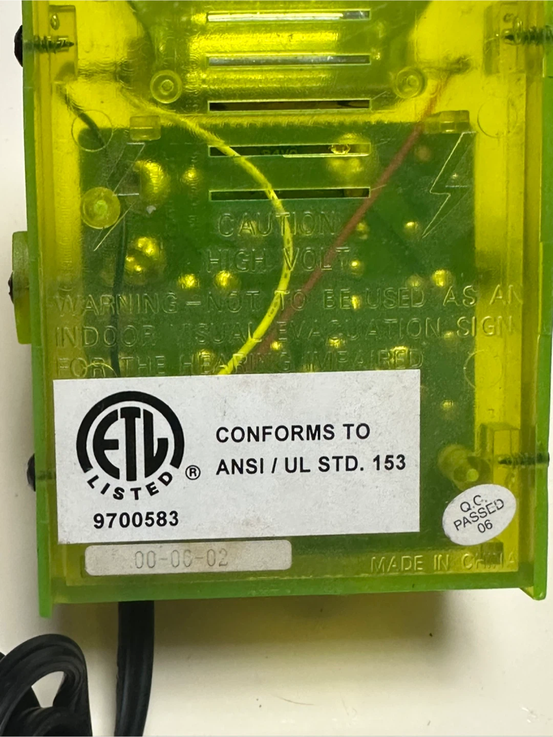 Mini Strobe Light Model 1822 - Yellow - photo 2