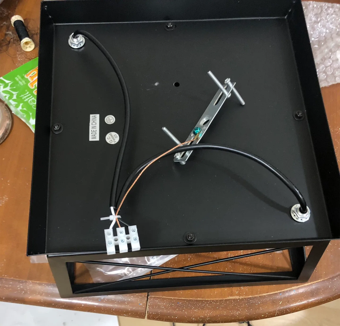 Black Metal Farmhouse Light Fixture image indicator(2)