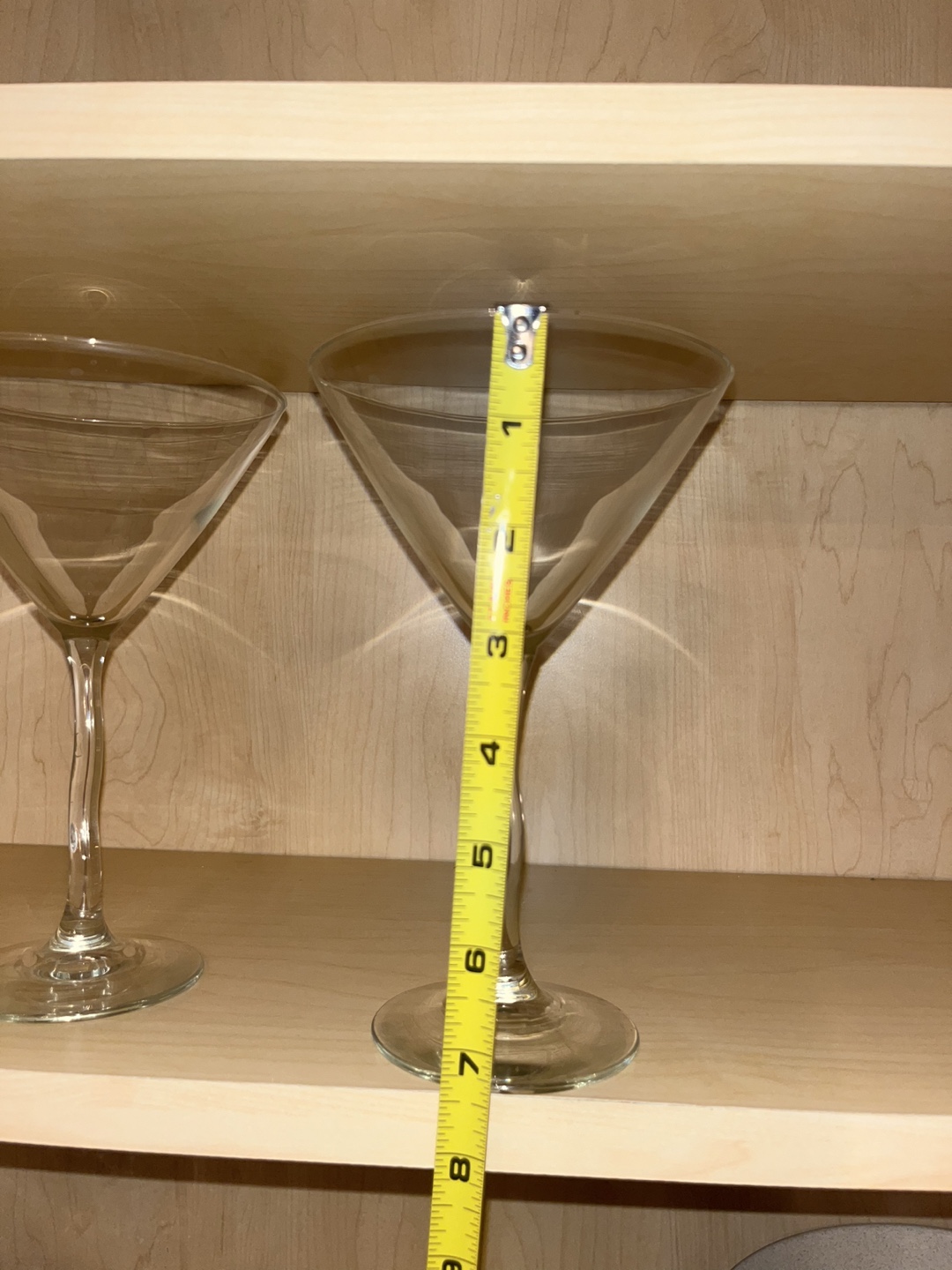 Squiggly Martini Glasses - Set of 2 - photo 2