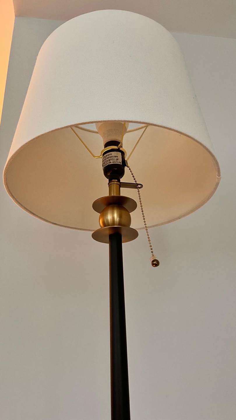 Floor Lamp - Black and Gold Finish - photo 4