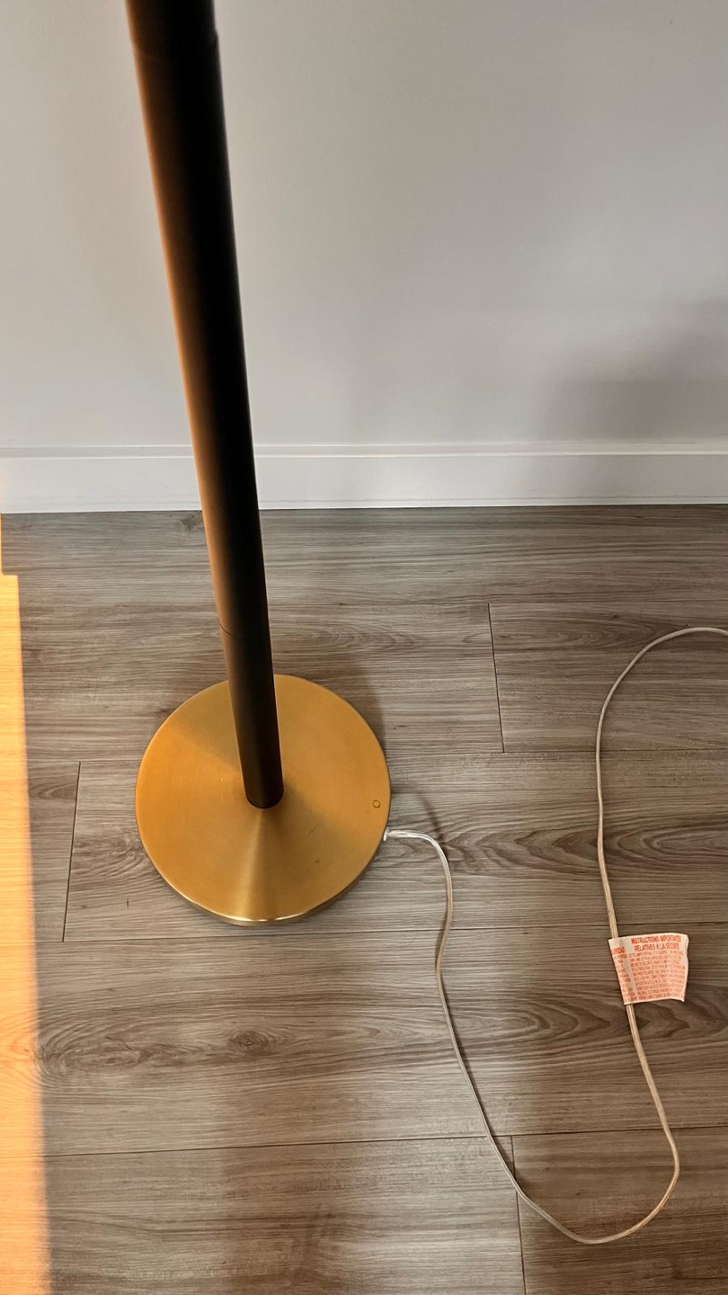 Floor Lamp - Black and Gold Finish - photo 5